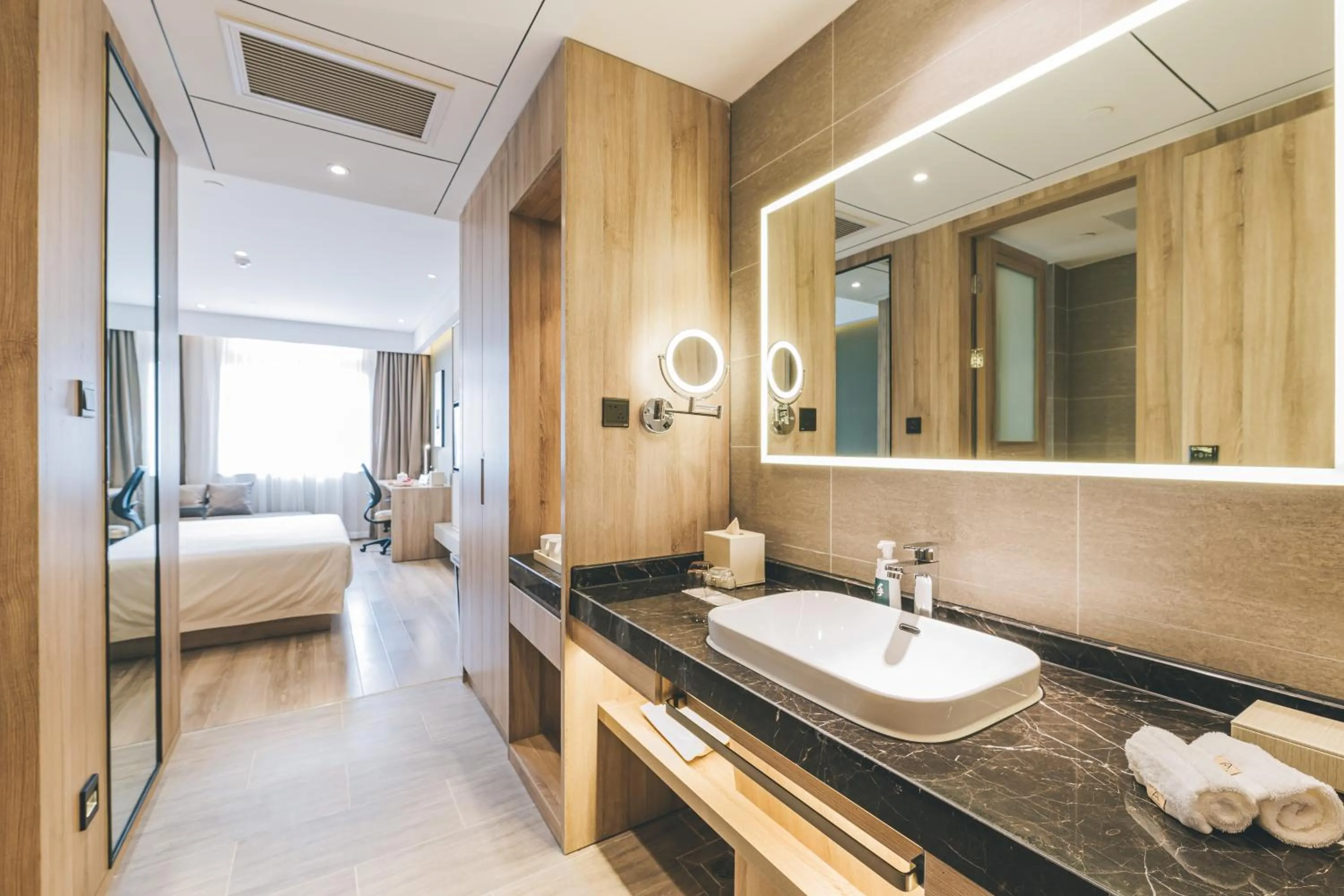 Bed in Atour Hotel Haining Leather City South Gate