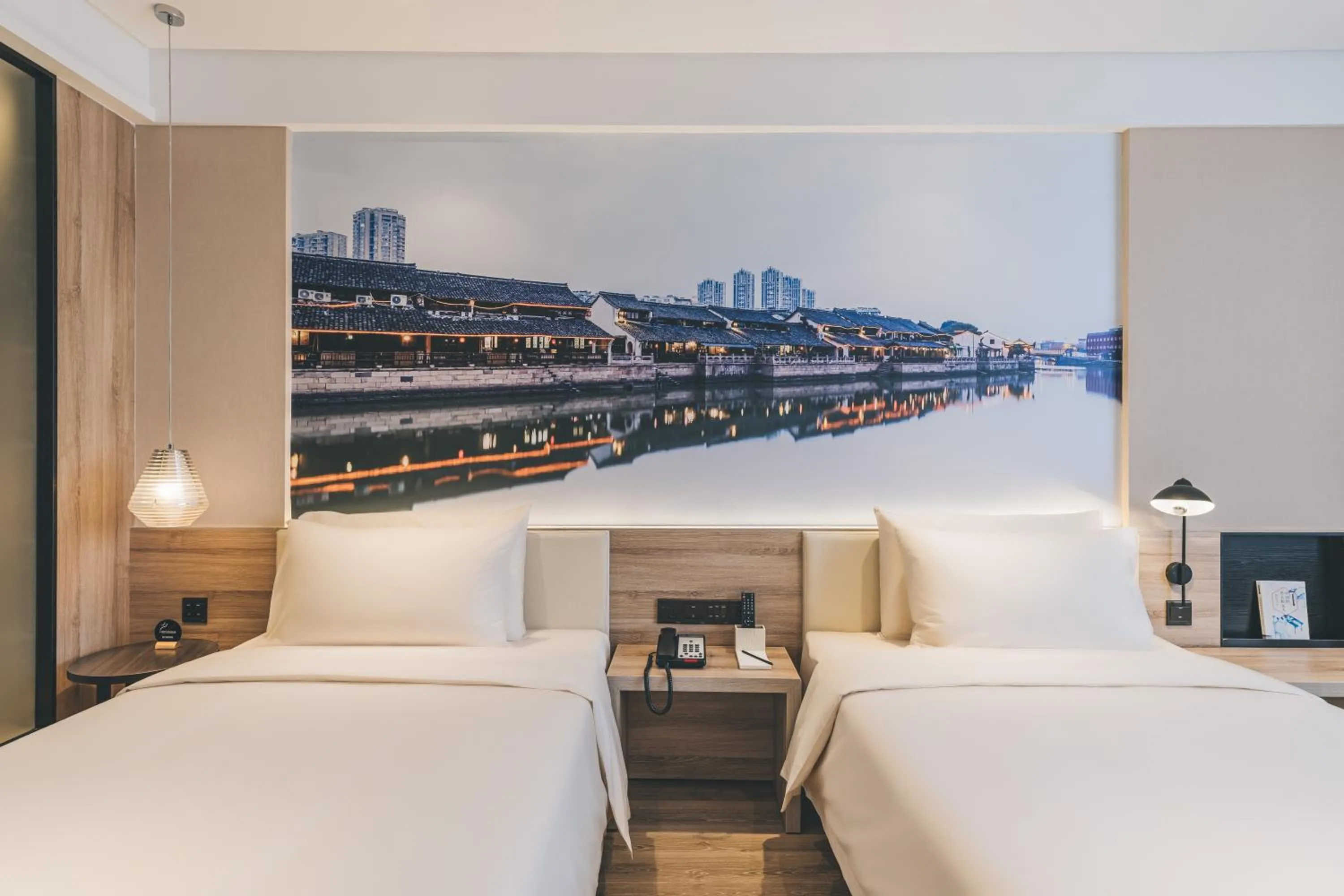 Bed in Atour Hotel Haining Leather City South Gate