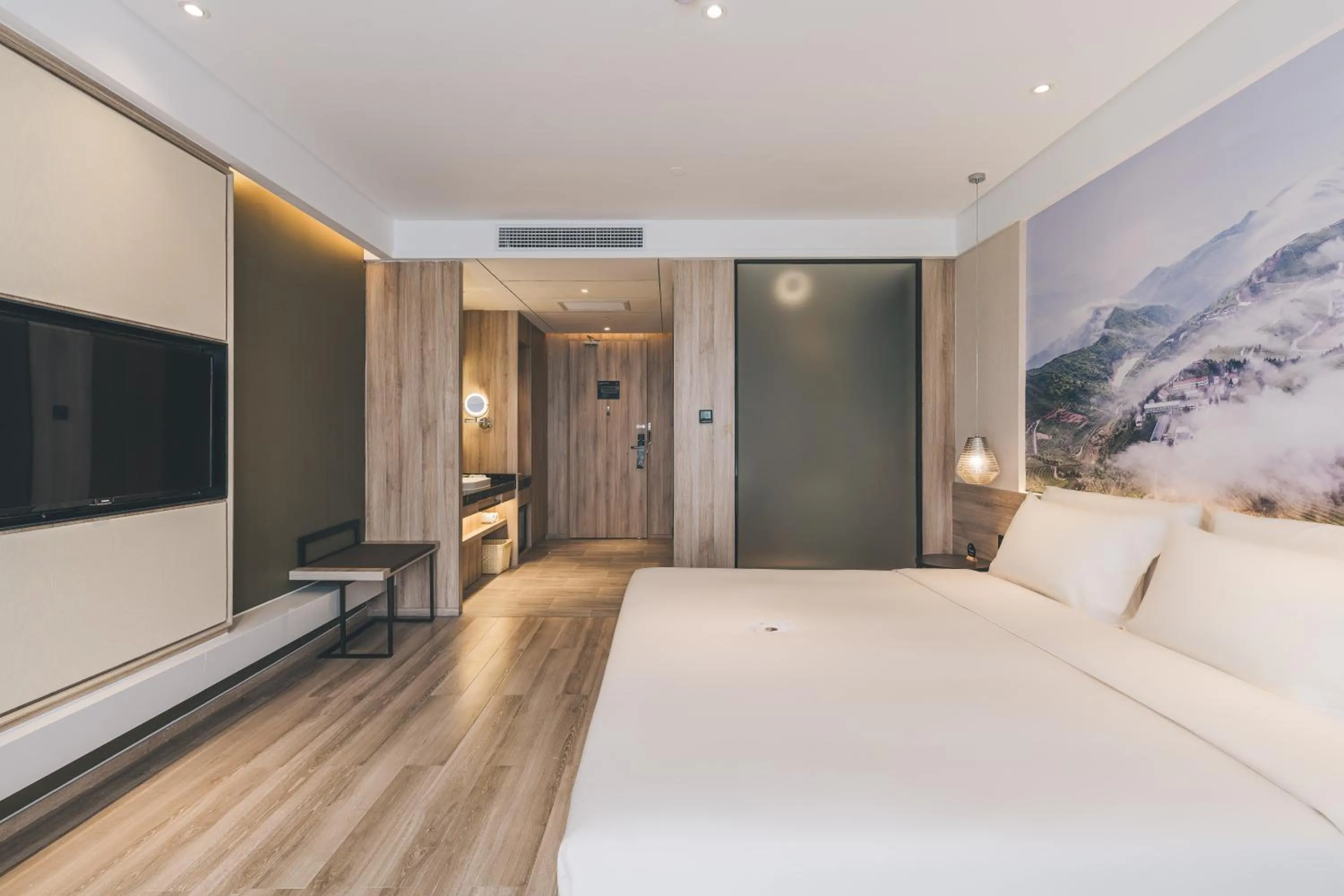 Bed in Atour Hotel Haining Leather City South Gate