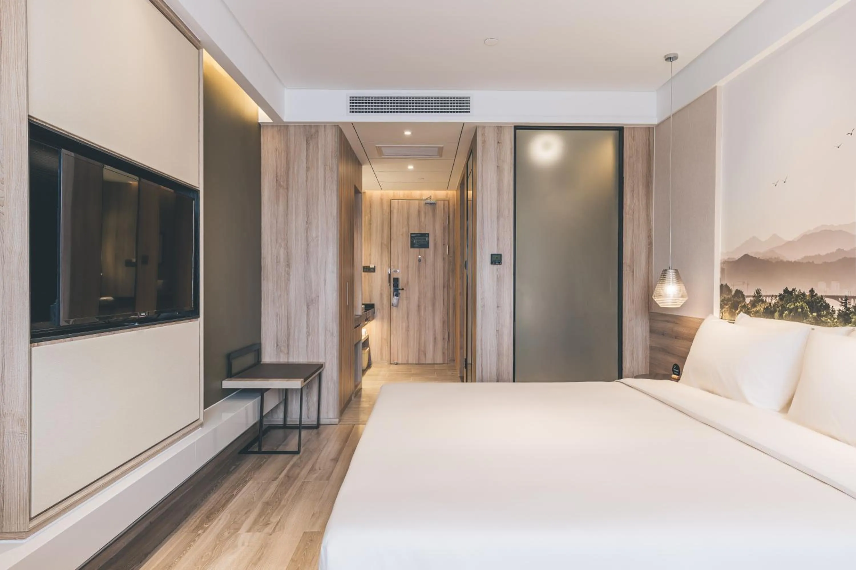 Bed in Atour Hotel Haining Leather City South Gate