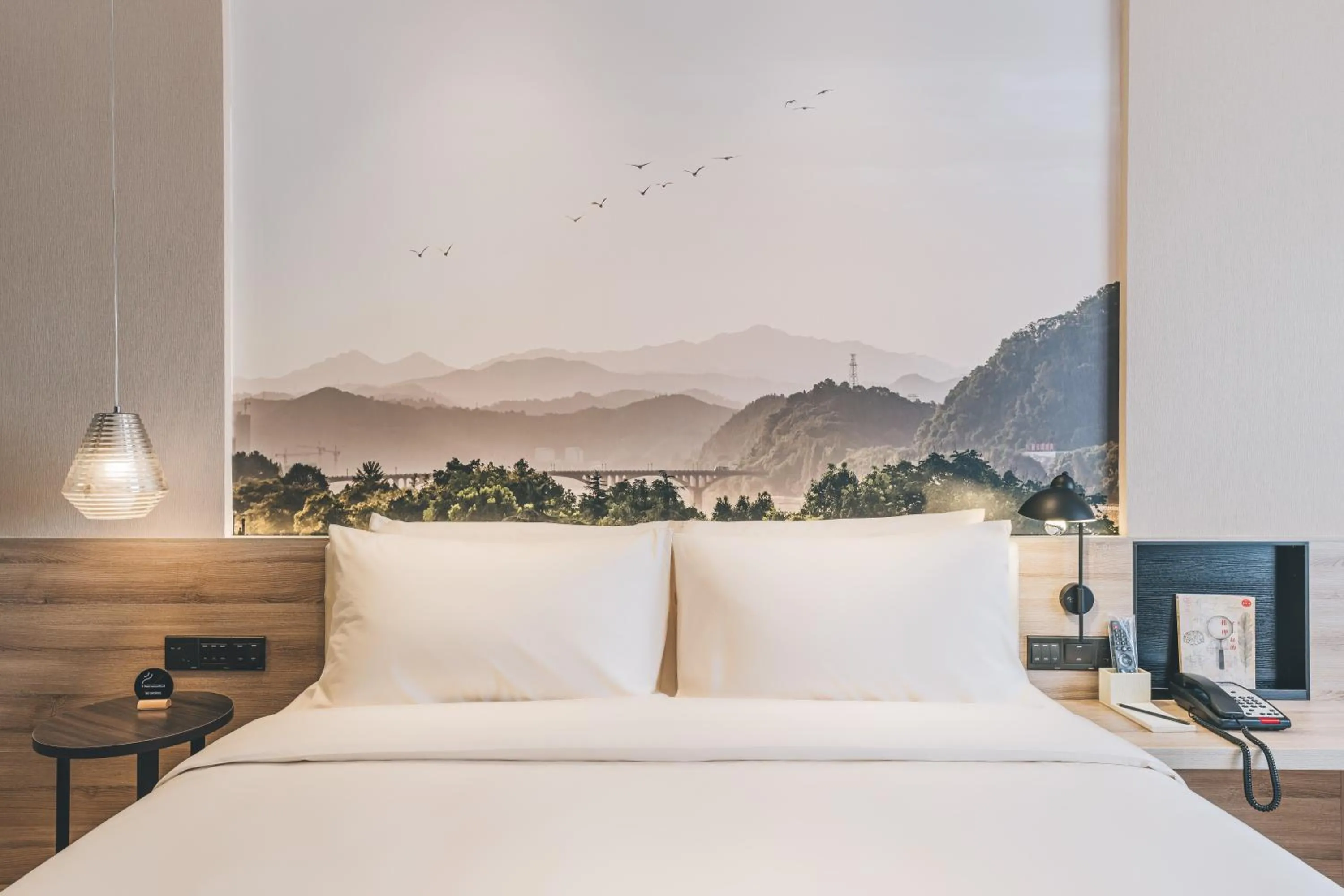 Bed in Atour Hotel Haining Leather City South Gate