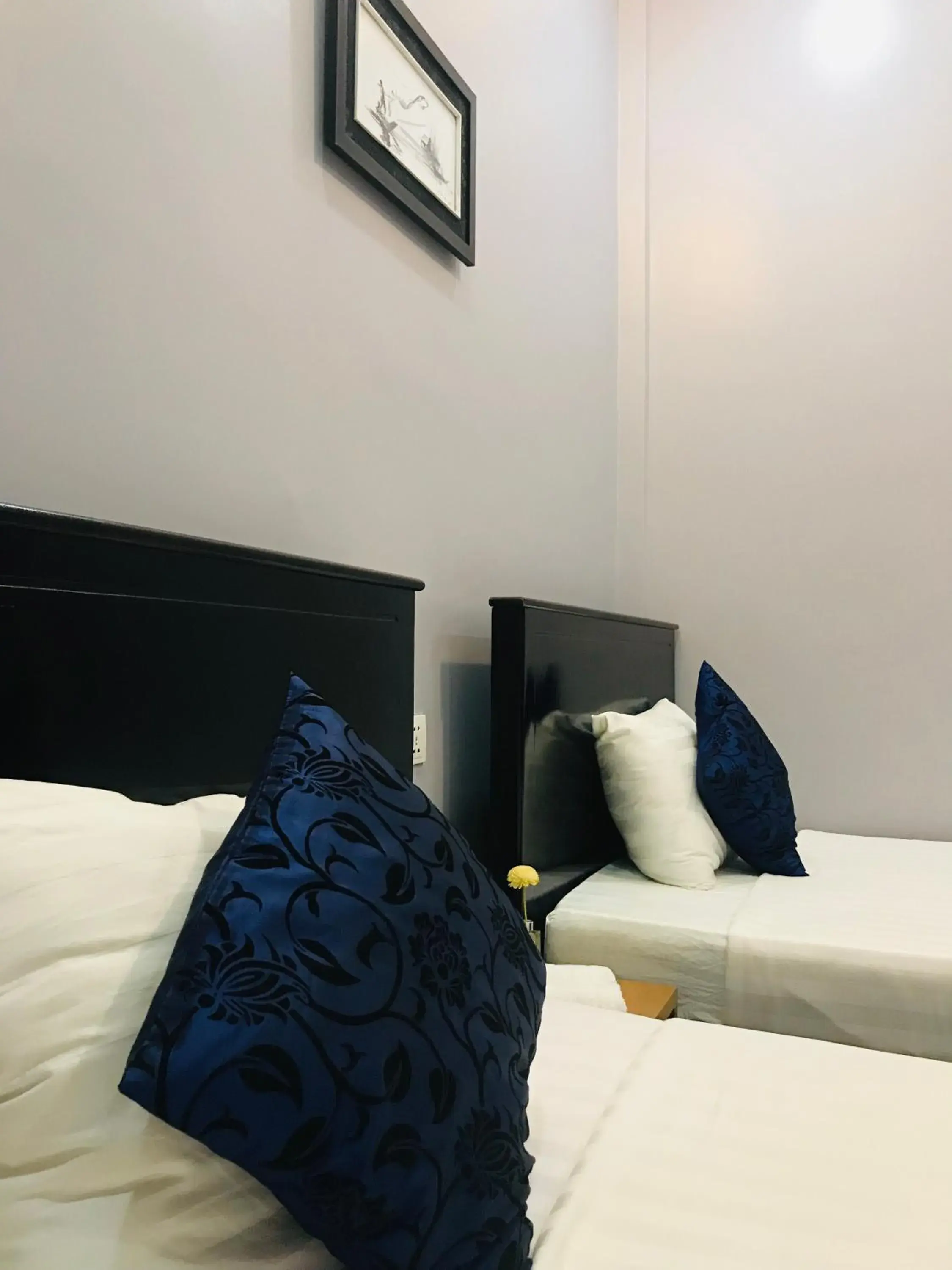 Bed in Maison Rivera Guest House Bed in Maison Rivera Guest House