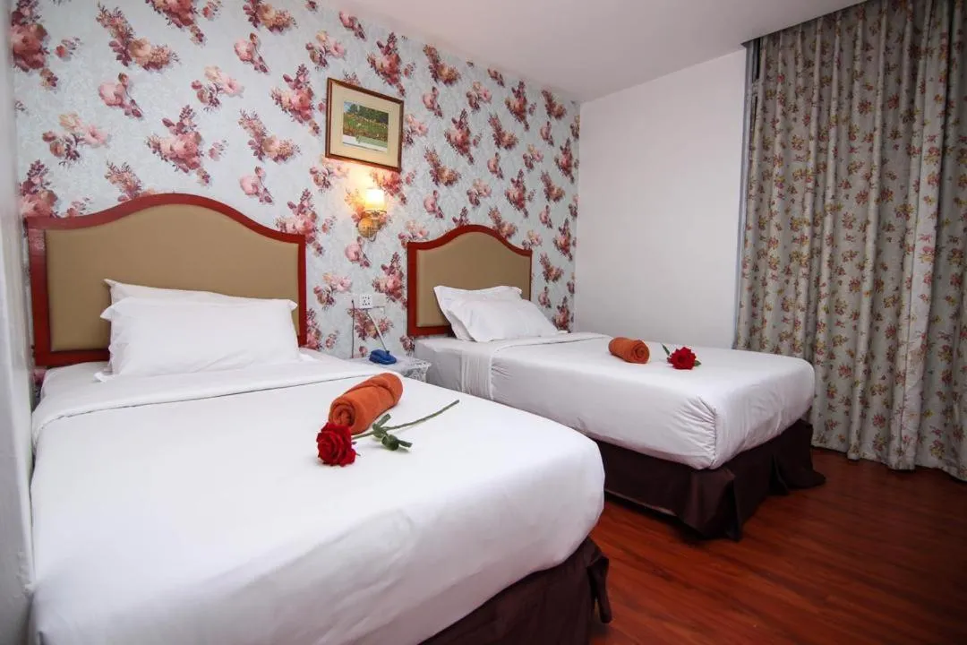 Bed in Rose Cottage Hotel Taman Nusa Bestari 2