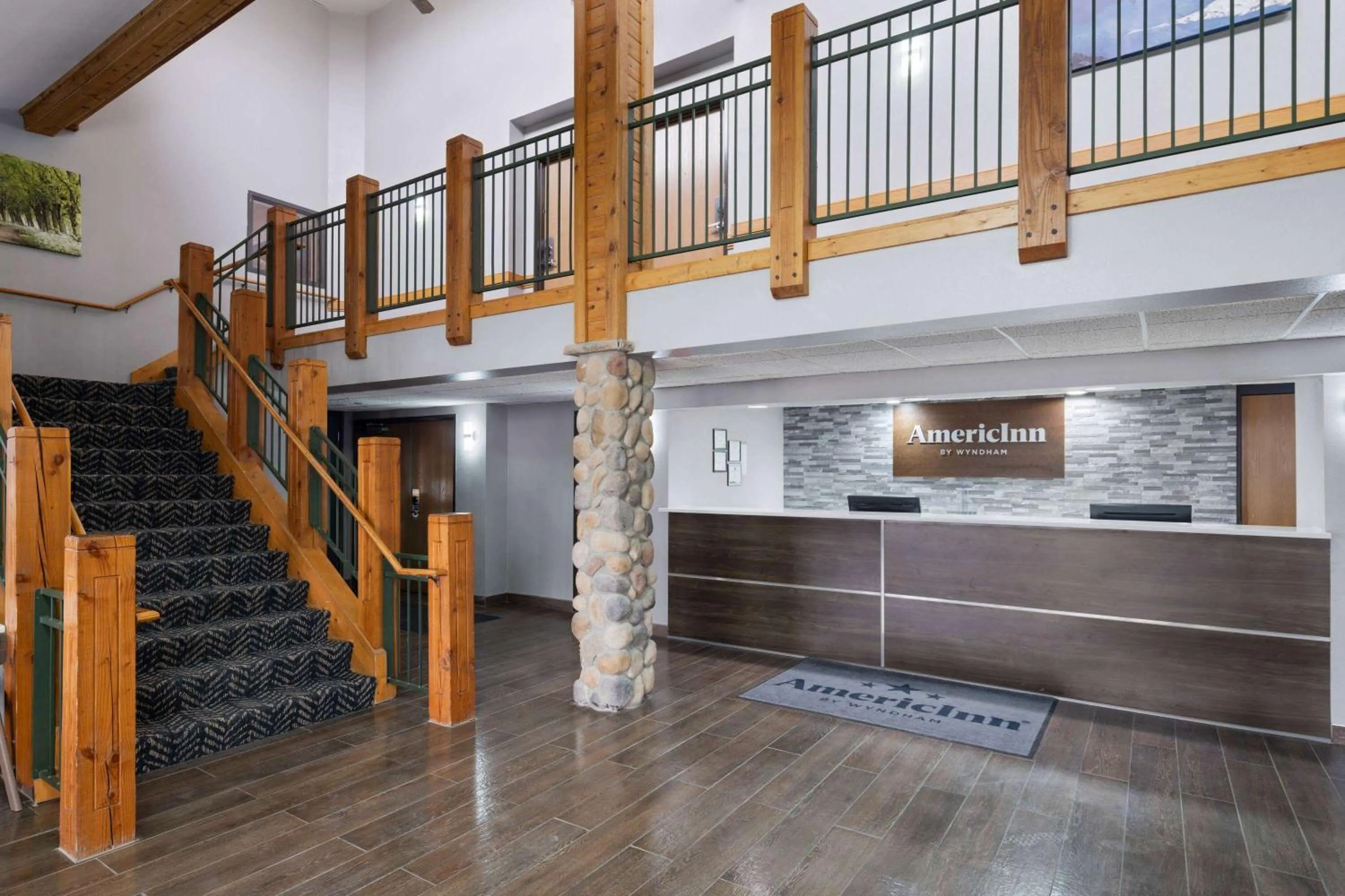 Lobby or reception in AmericInn by Wyndham Stuart