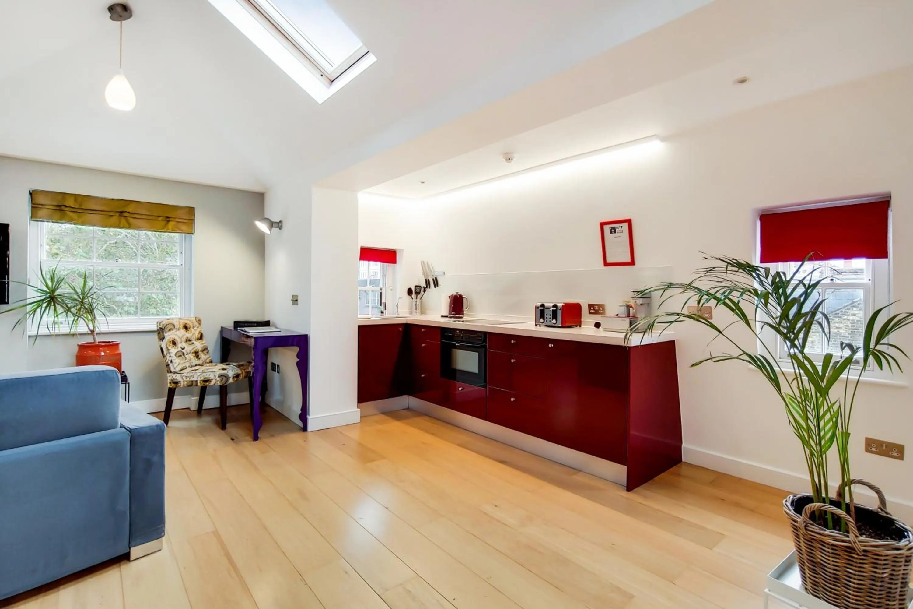 Kitchen or kitchenette in Residences at The Gyle - London