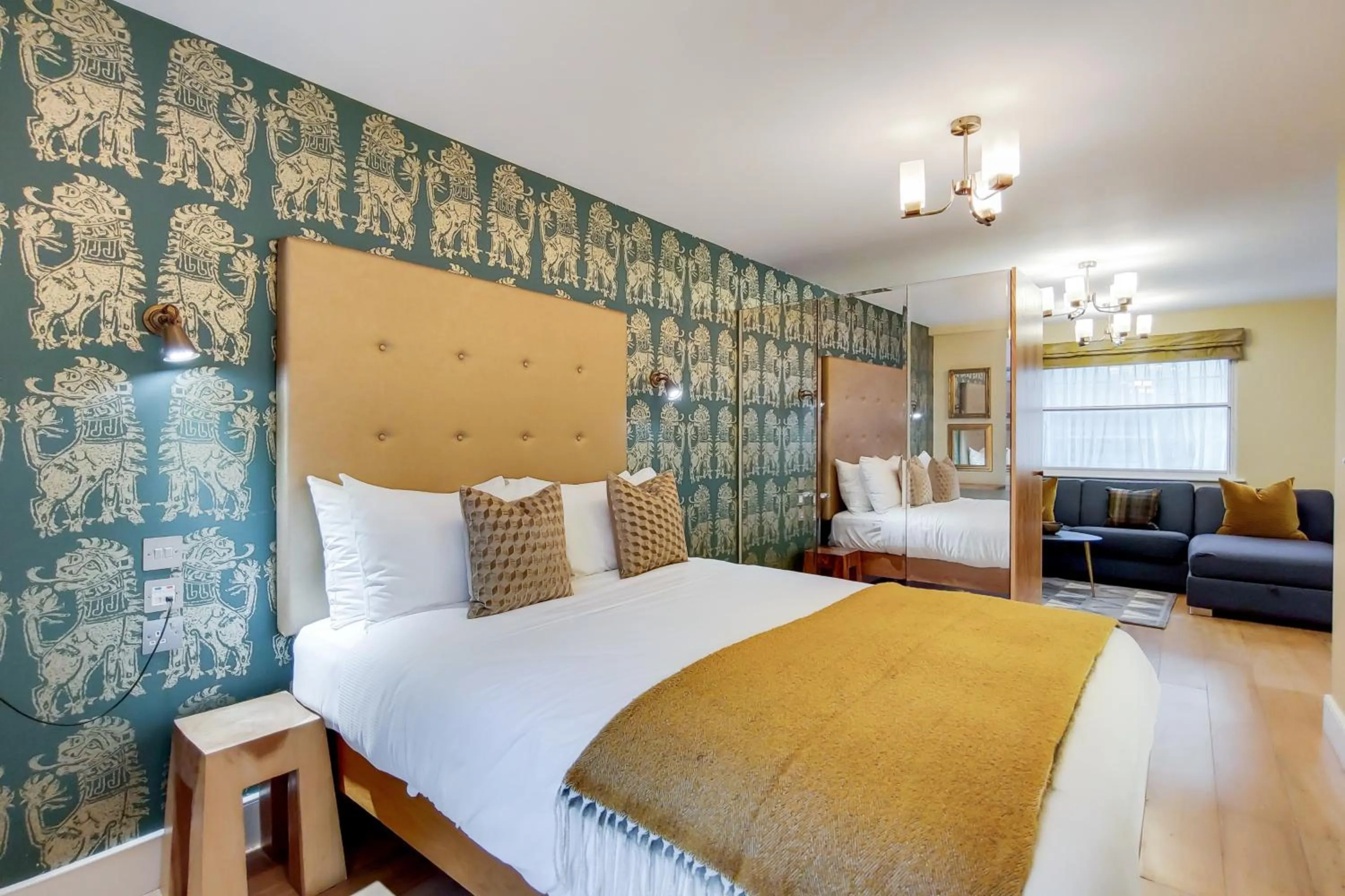 Bedroom, Bed in Residences at The Gyle - London