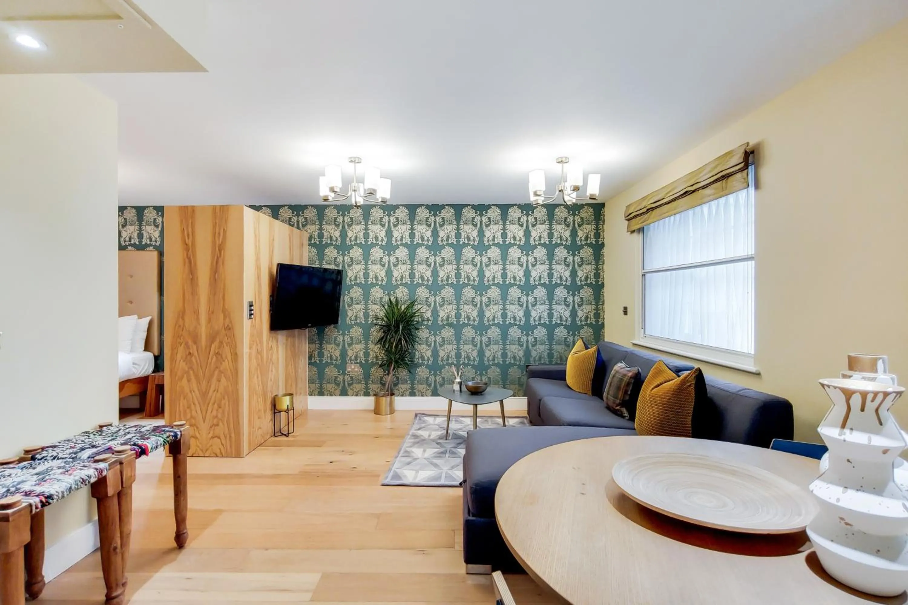 Living room in Residences at The Gyle - London