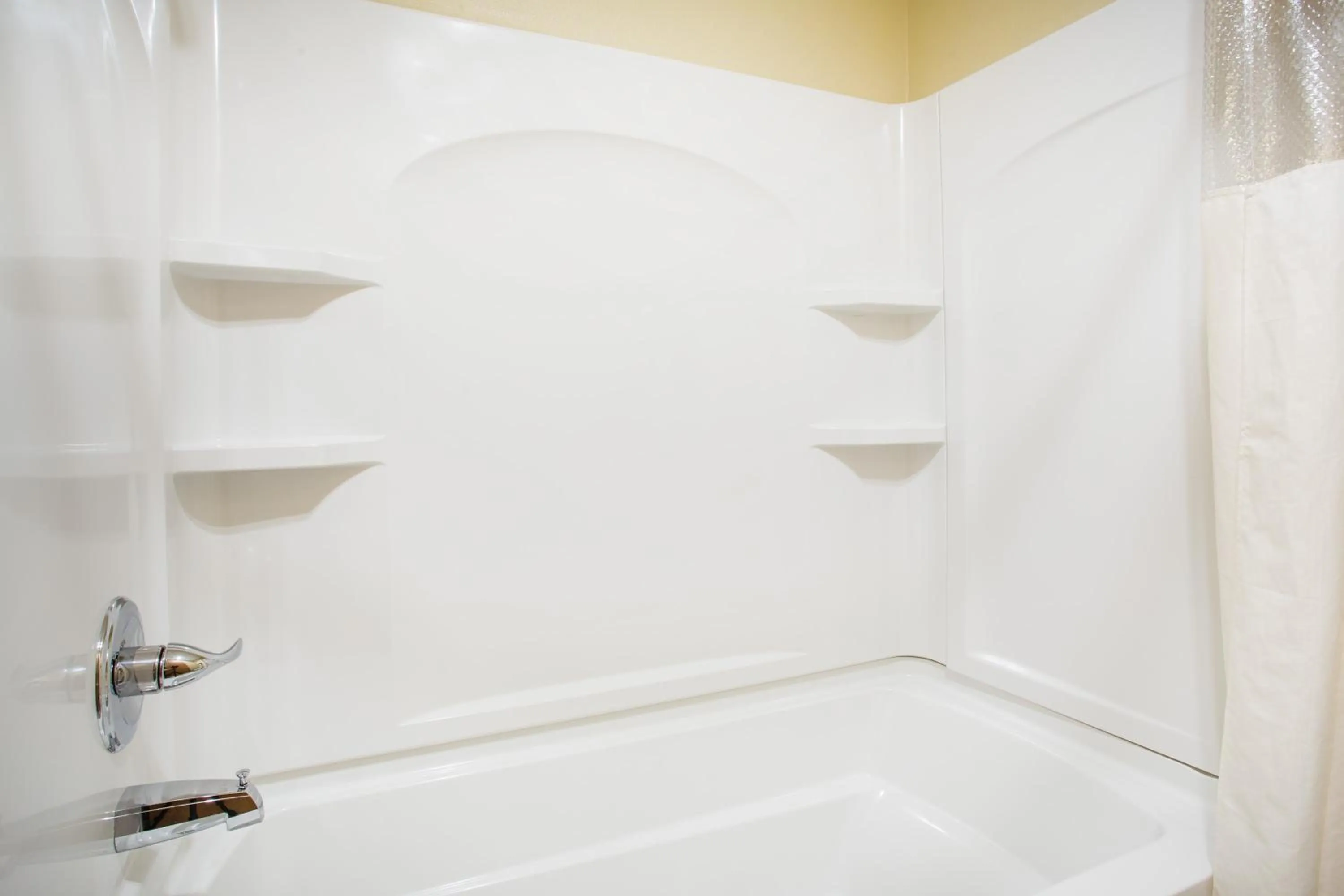 Shower in Days Inn by Wyndham Evansdale Waterloo