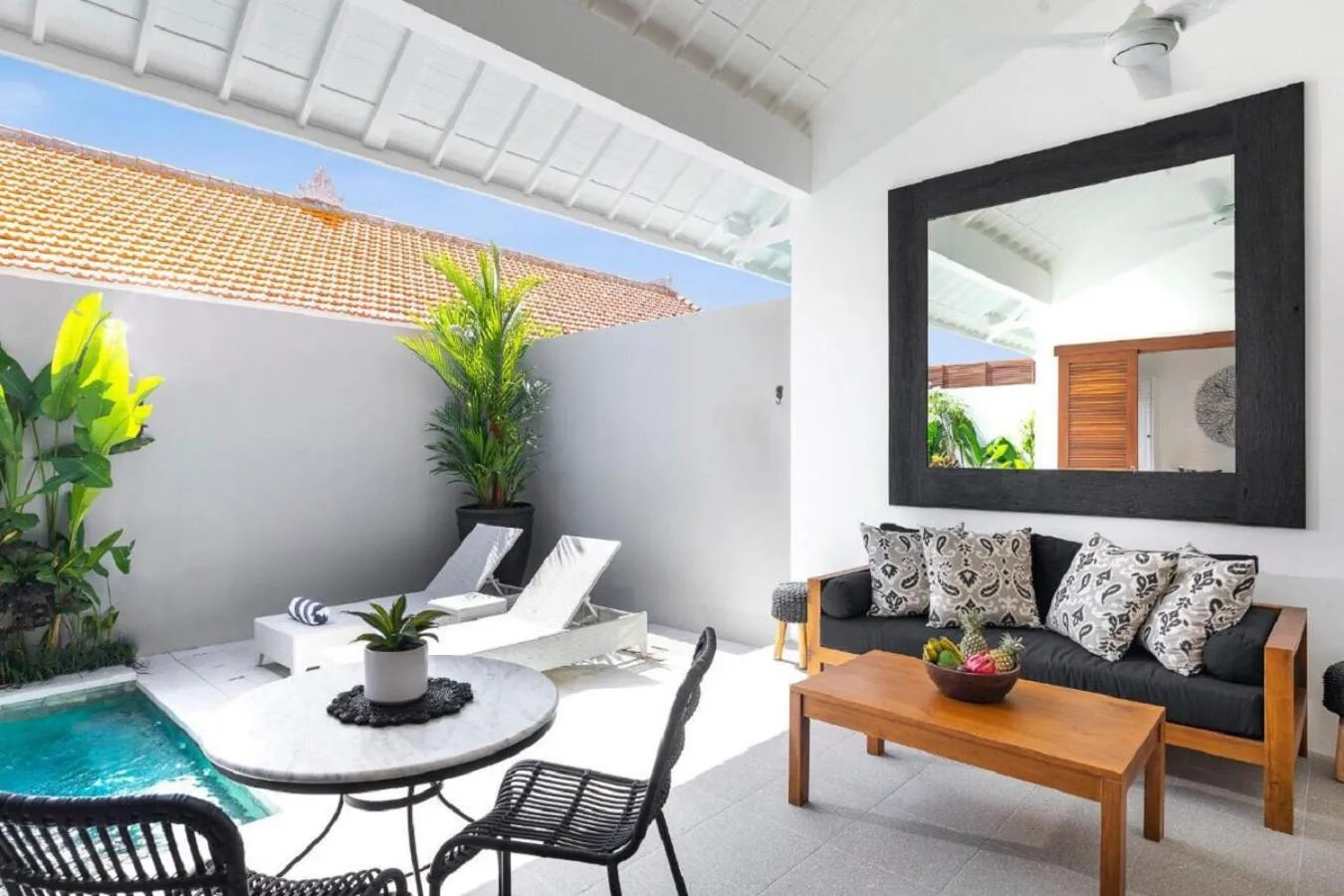 Living room in Villa Pandi
