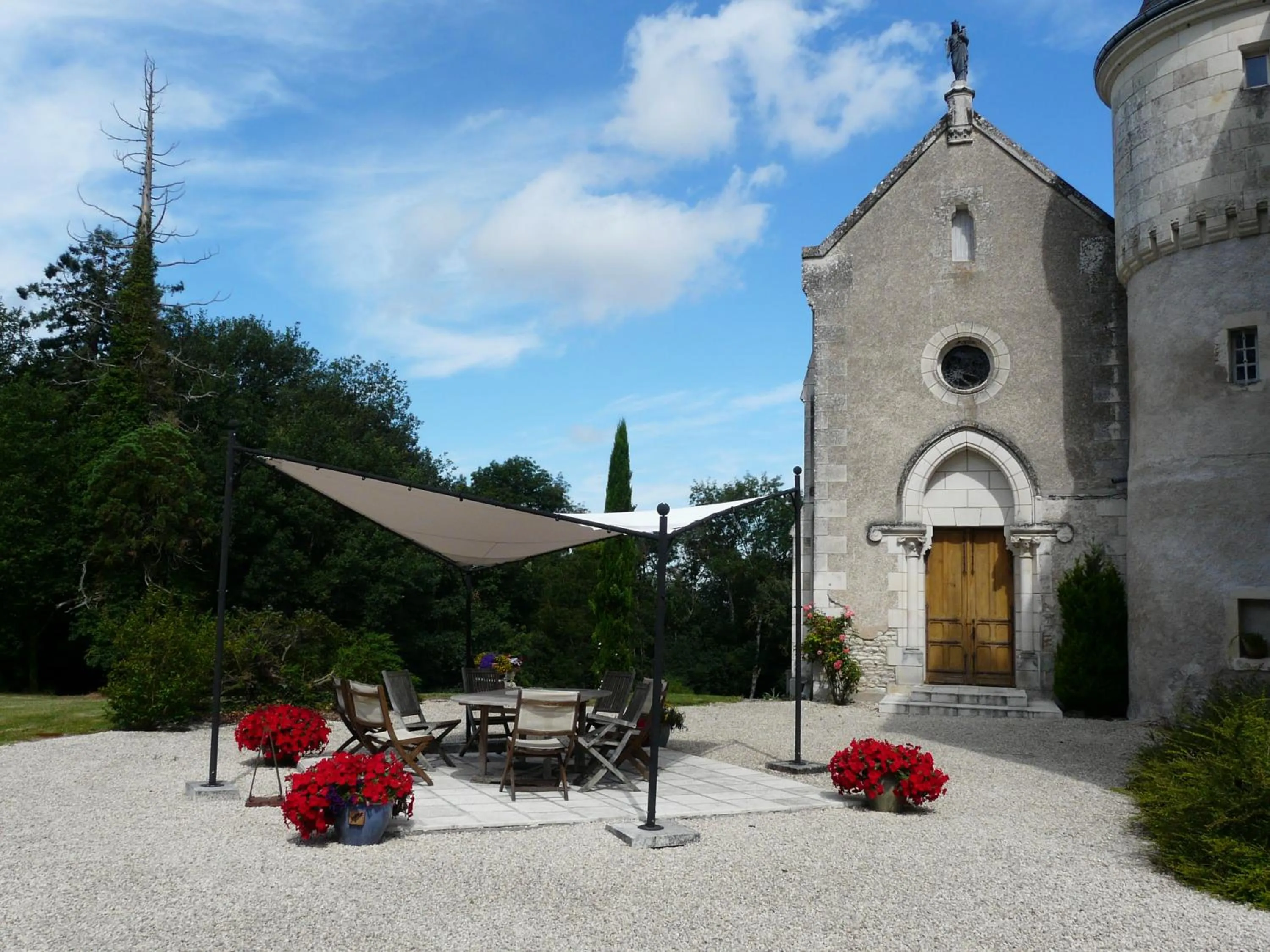 Patio in Château de Piolant