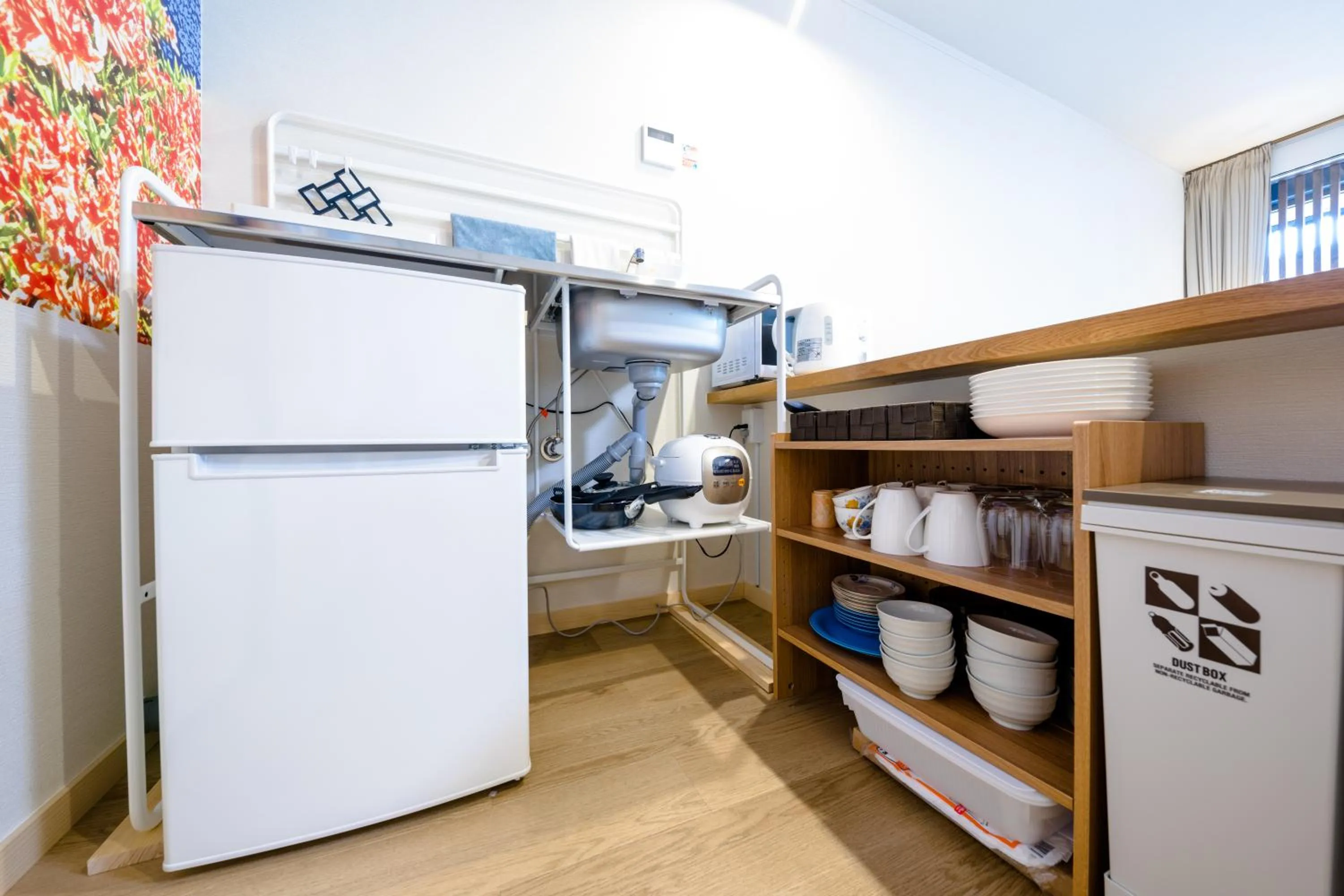 Kitchen or kitchenette in The road to Mt.Fuji