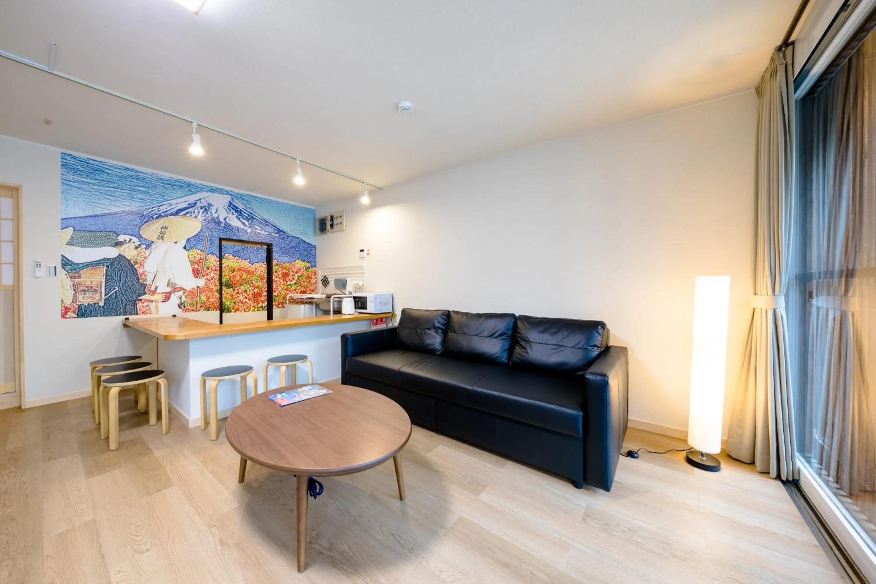 Living room in The road to Mt.Fuji