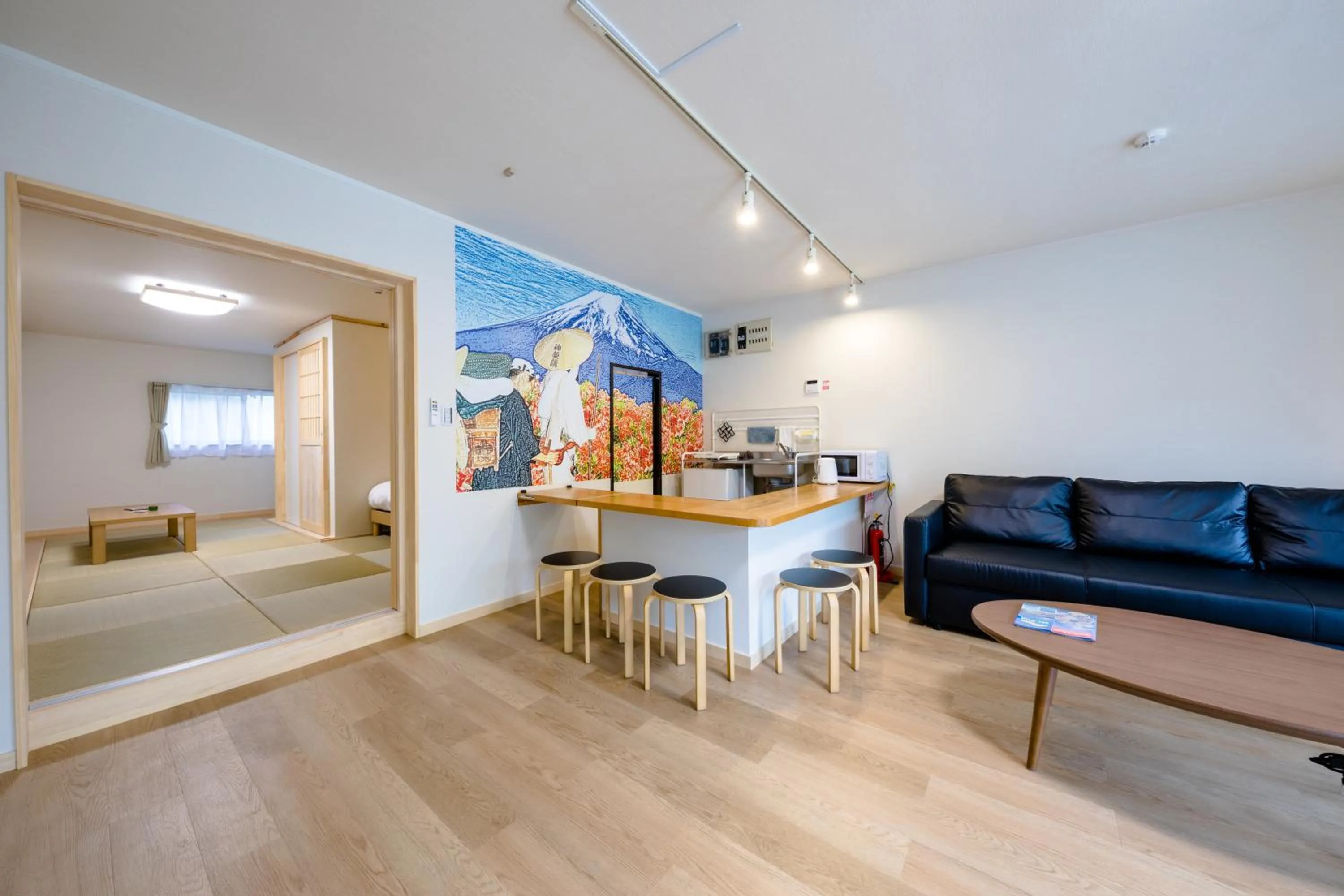 Living room in The road to Mt.Fuji