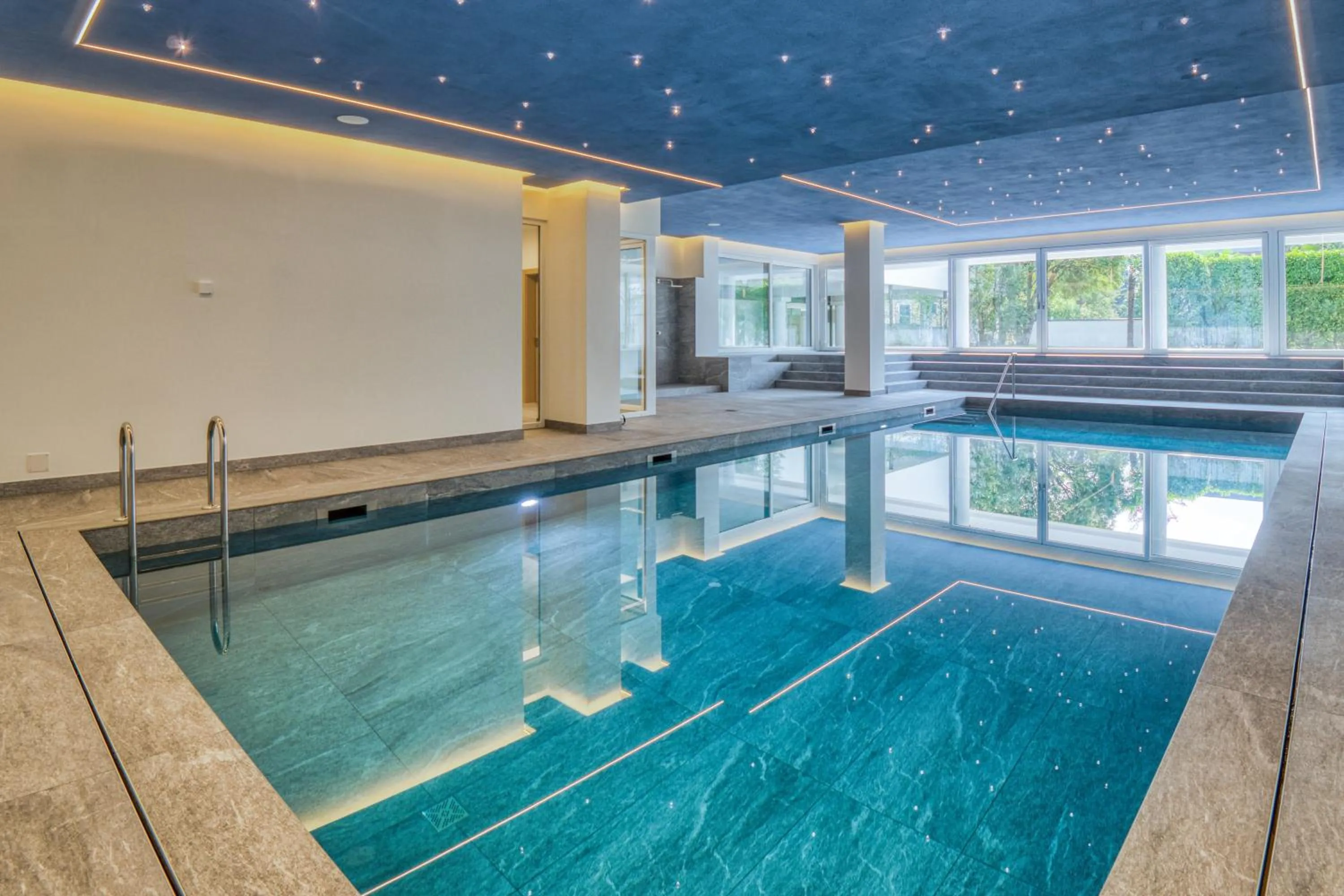 Swimming pool in Sasso Boretto, Luxury Holiday Apartments