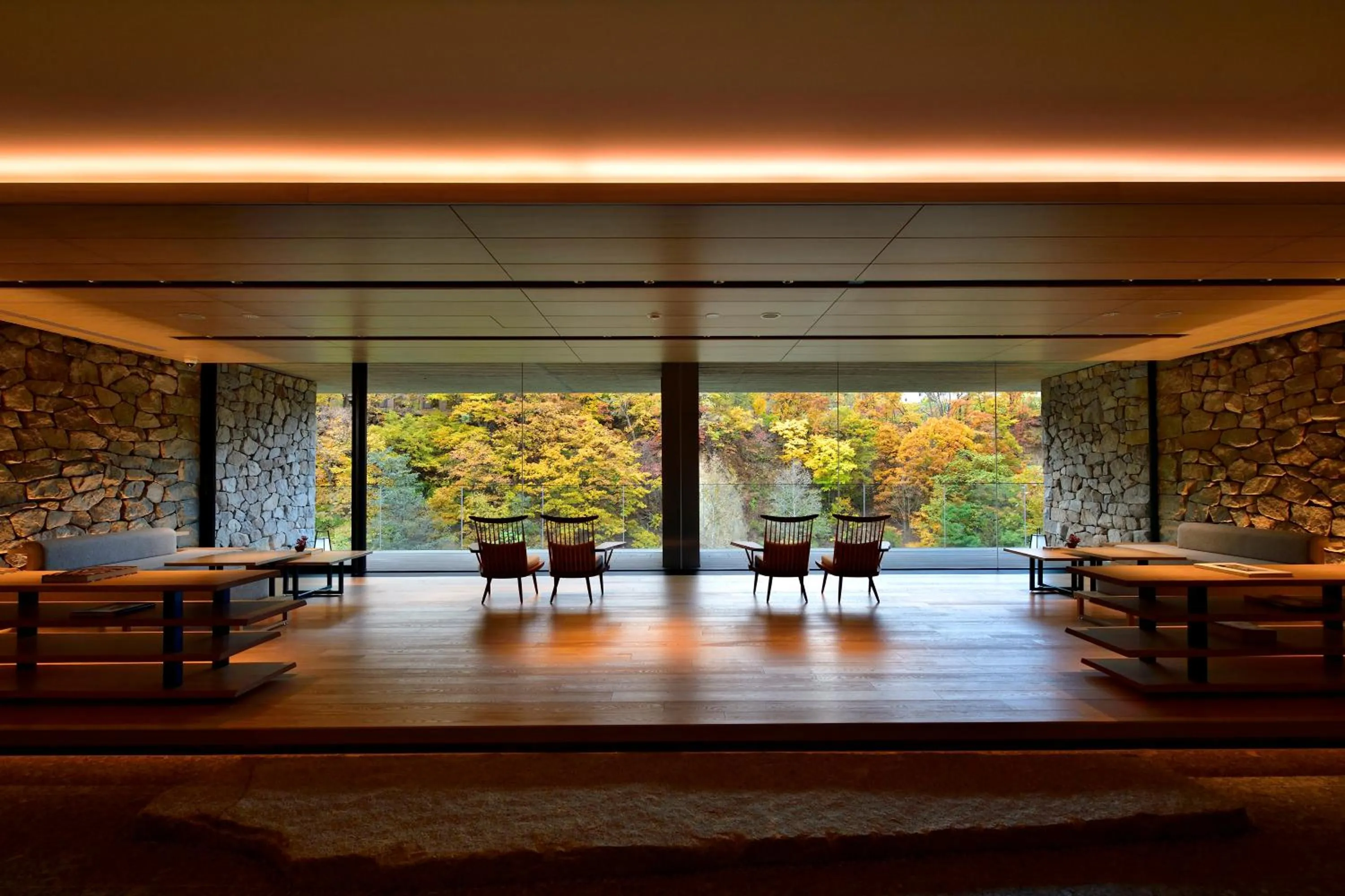 Lounge or bar in Chalet Ivy Jozankei