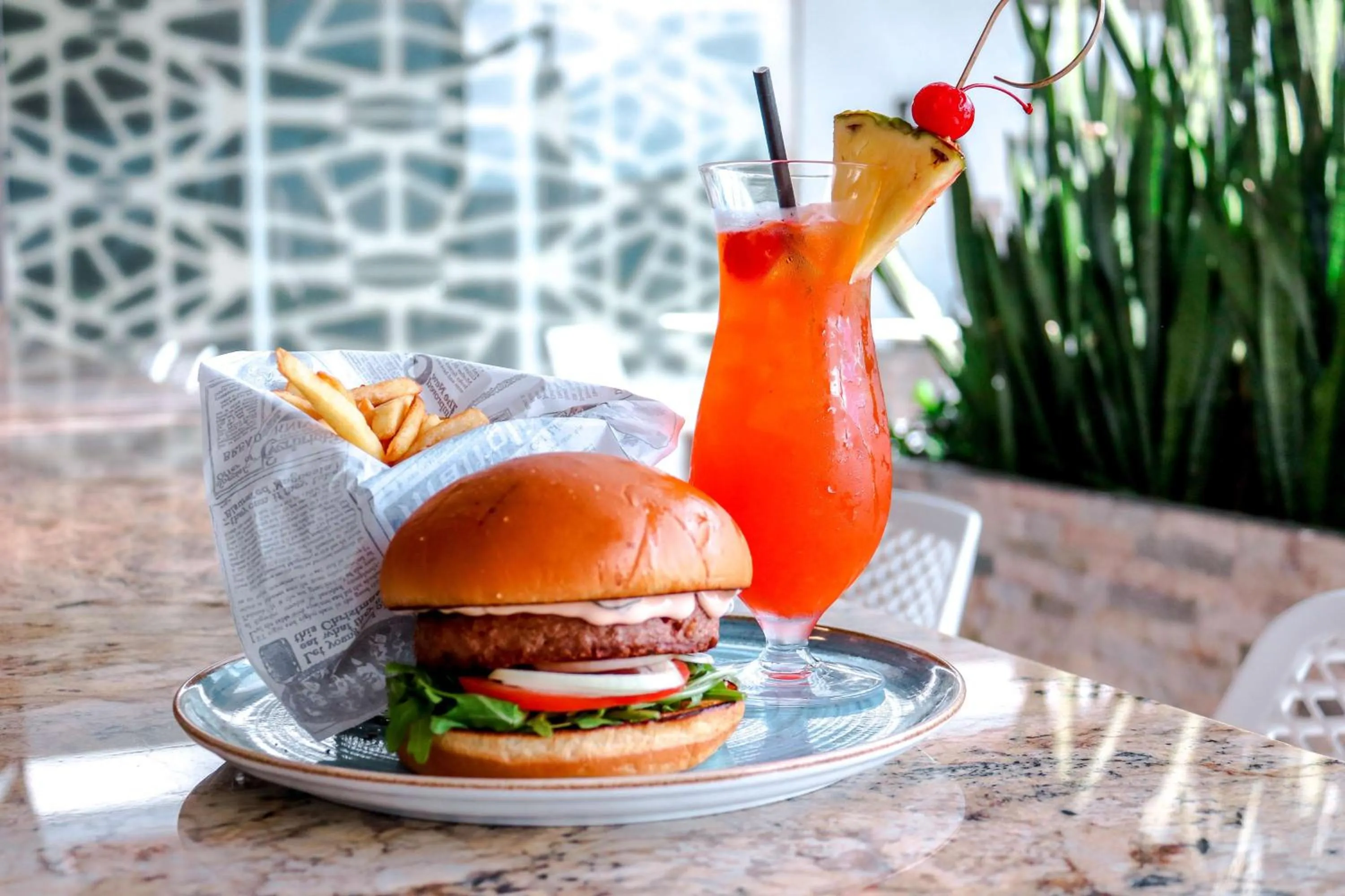 Restaurant/places to eat in Hyatt Place Aruba Airport