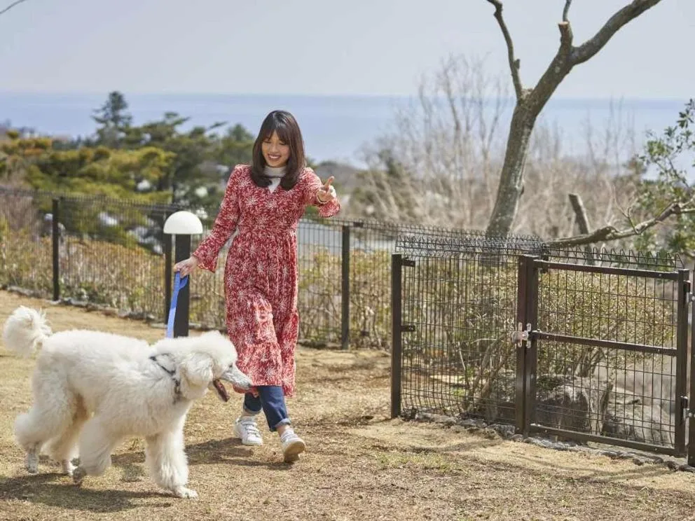 Garden in Pet & Spa Hotel Izukogen