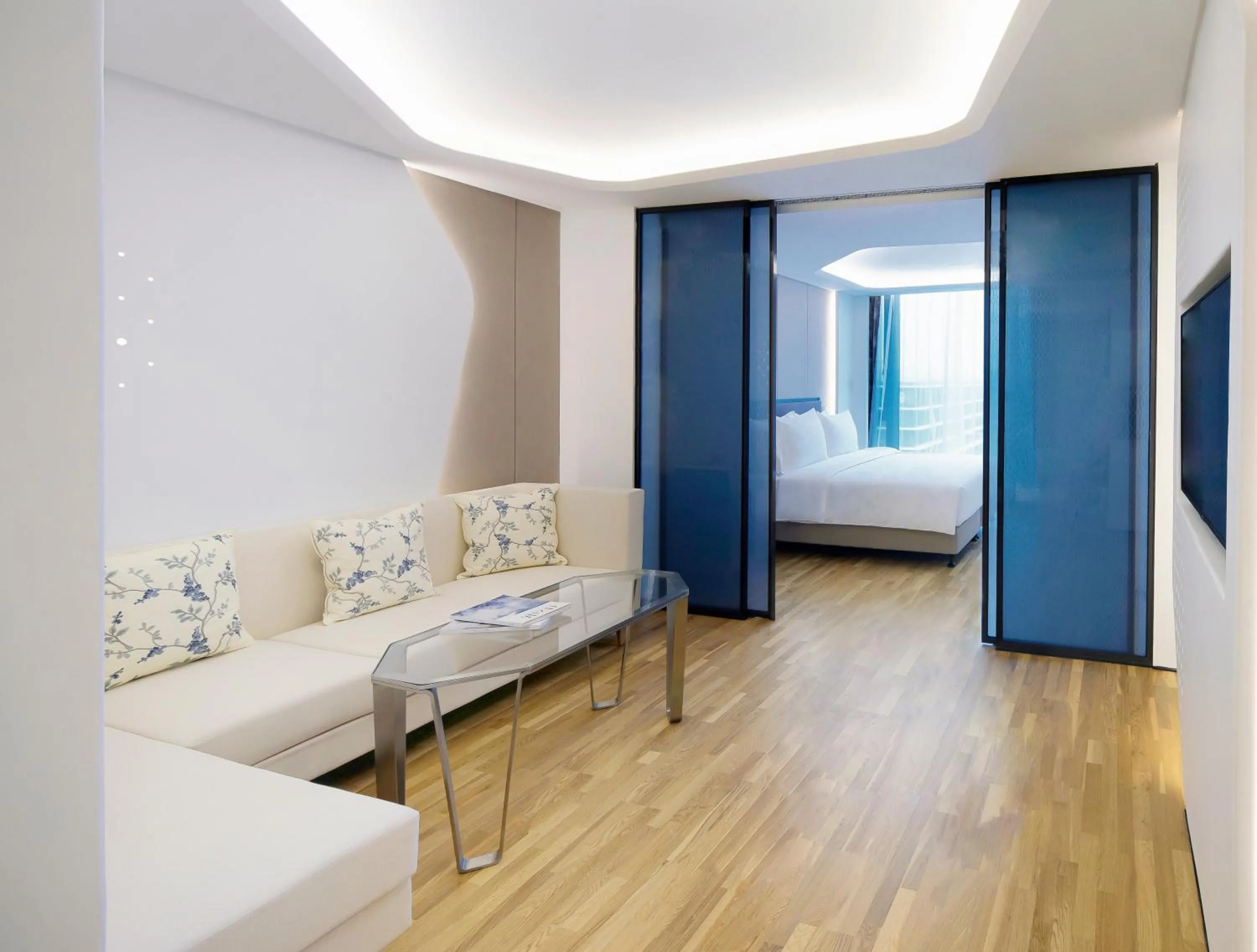 Bed in FlyZoo Hotel - Alibaba Future Hotel