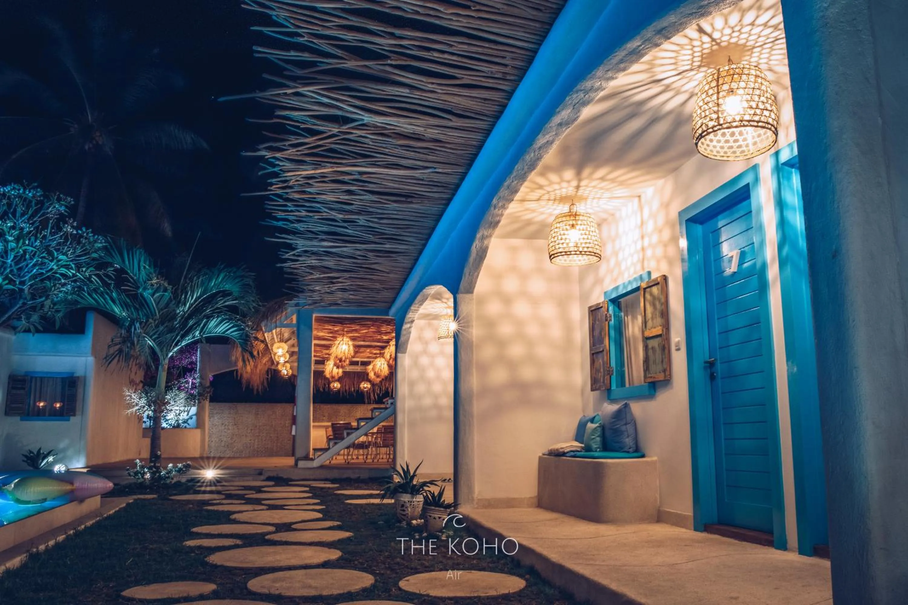 Patio in The Koho Air Hotel