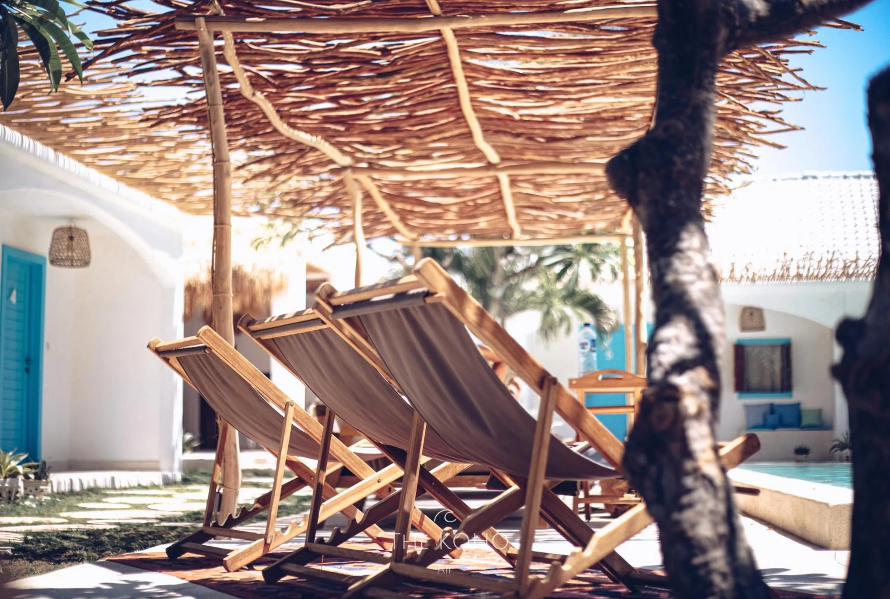 Patio in The Koho Air Hotel