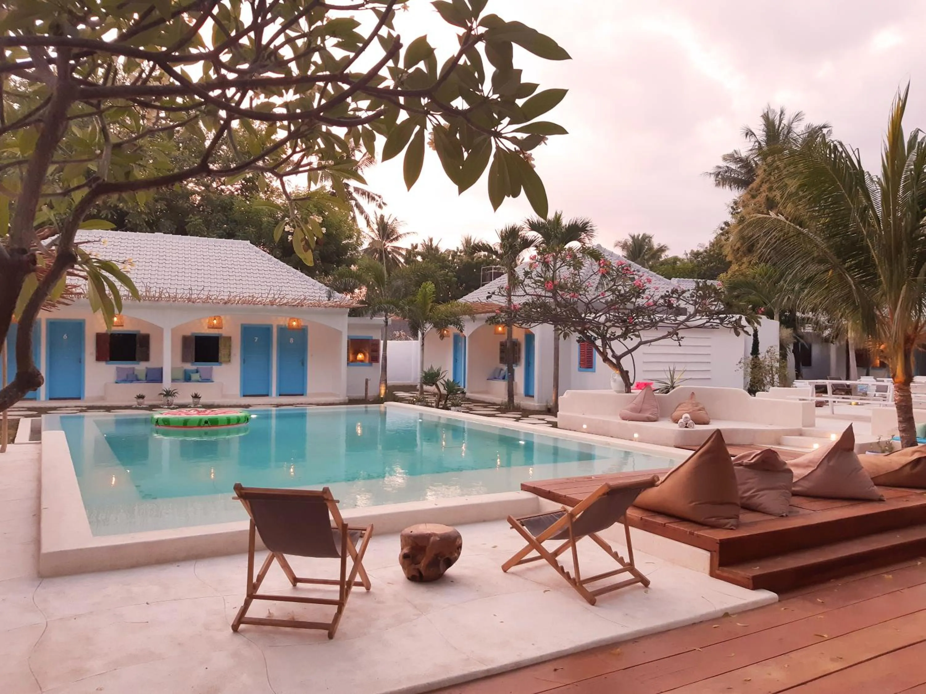Patio in The Koho Air Hotel