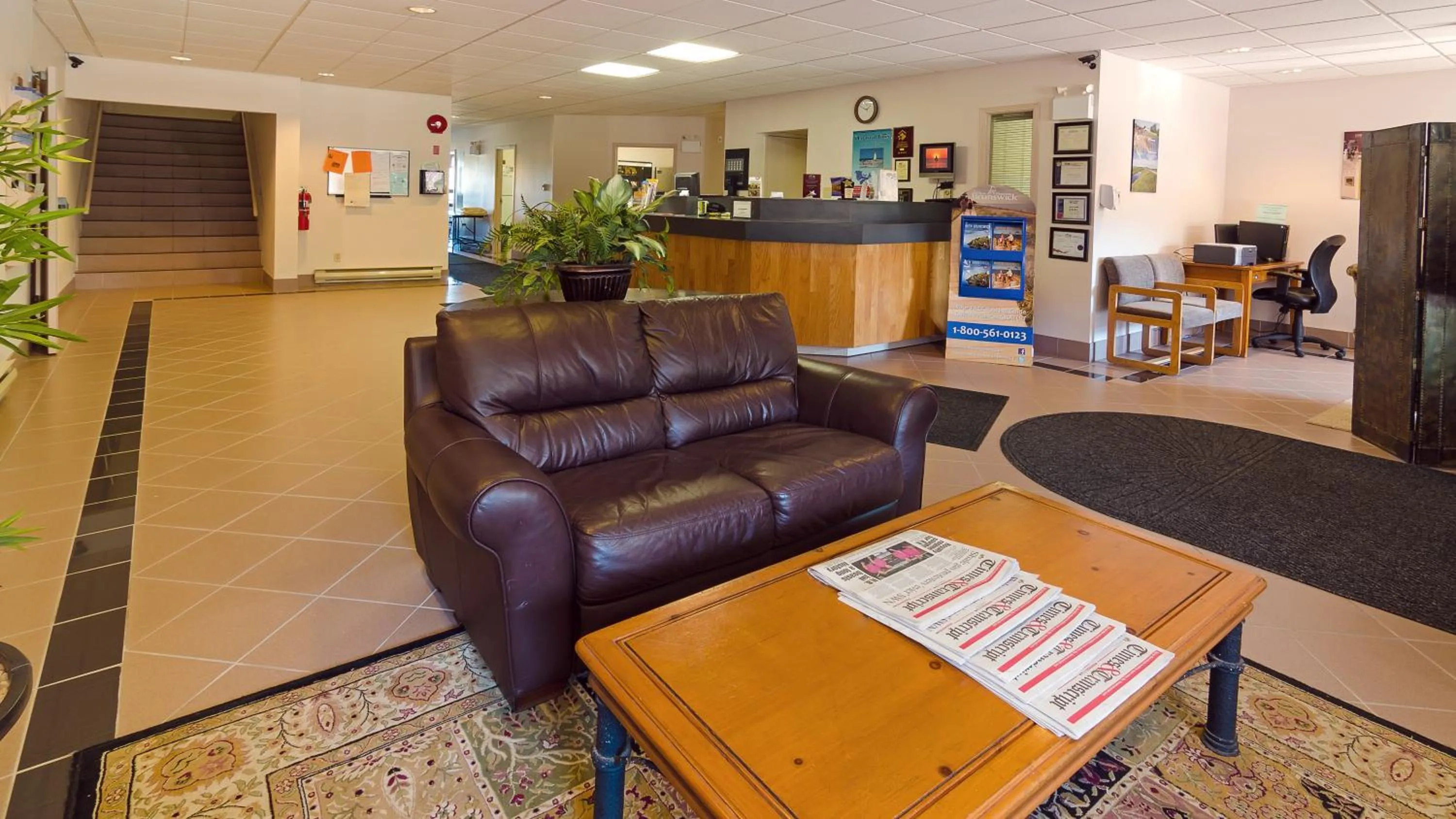 Lobby or reception in Coastal Inn Sackville
