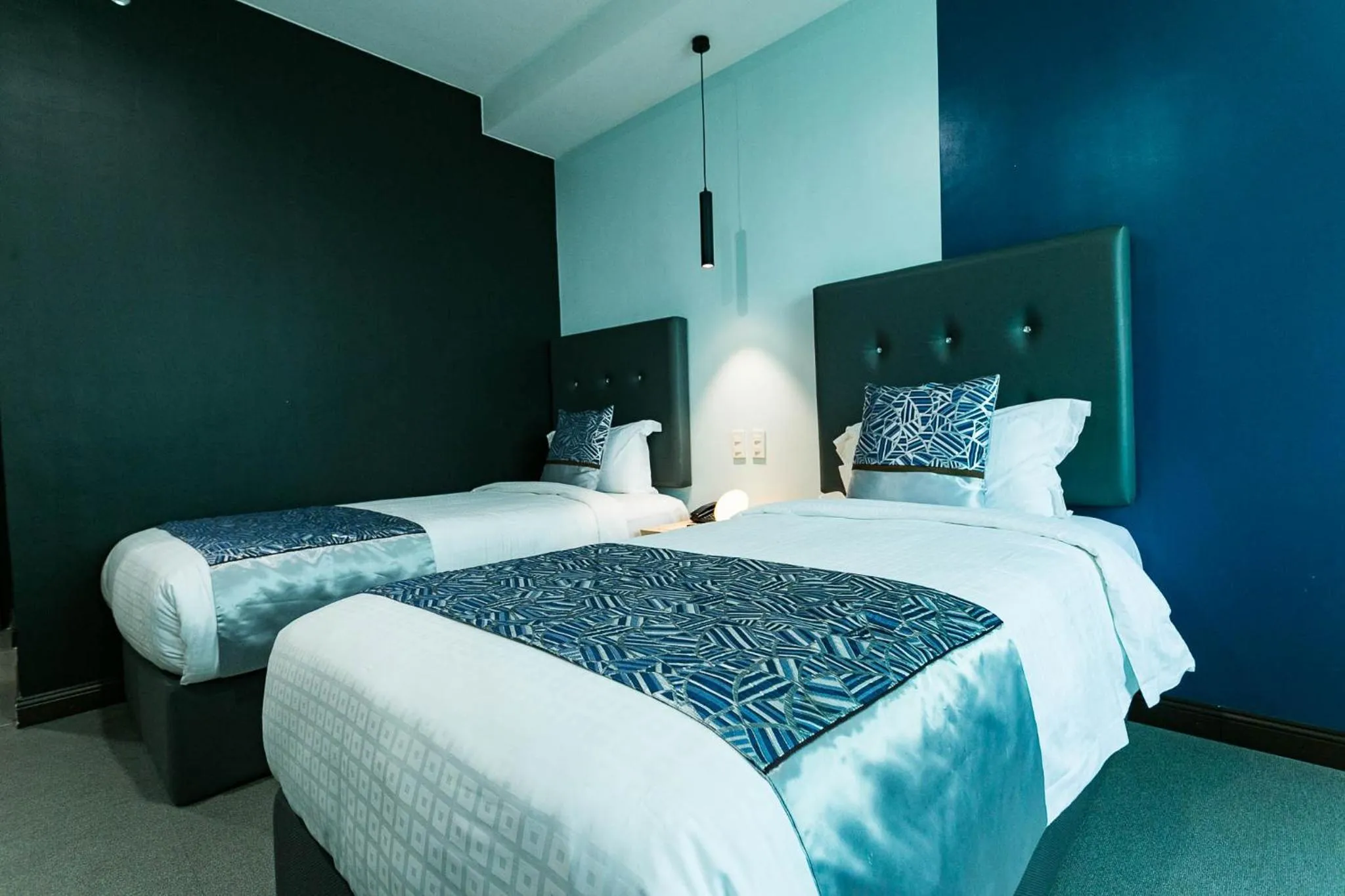 Bed in Bay Area Suites Manila