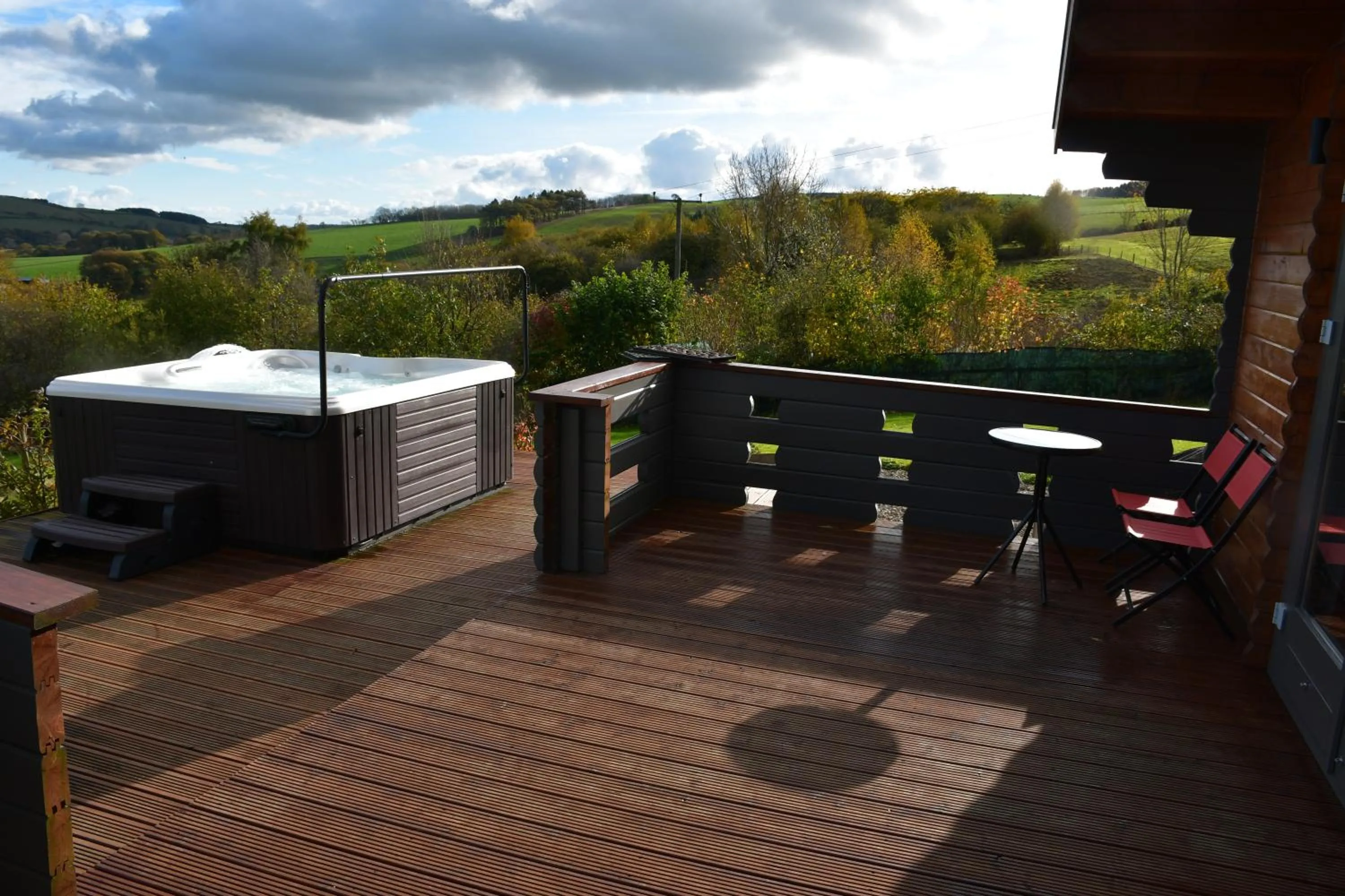 Patio in Long Wood Lodges