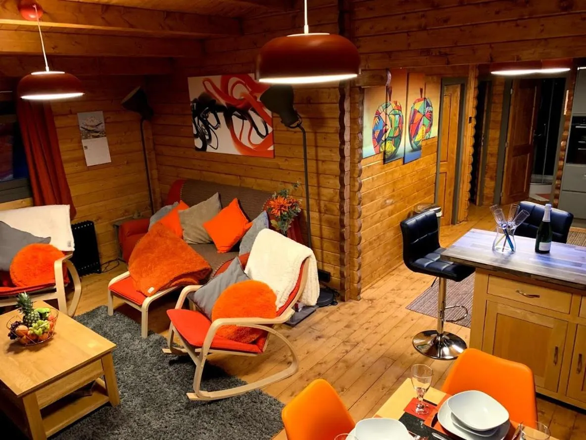 Living room in Long Wood Lodges