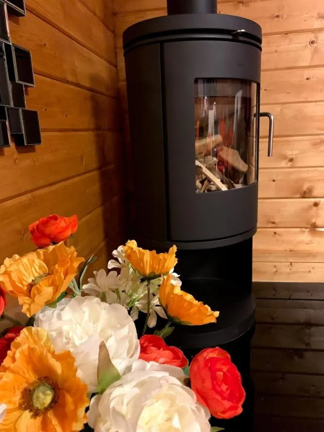 fireplace in Long Wood Lodges