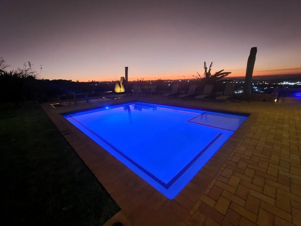 Pool view in Weston Guest House Krugersdorp