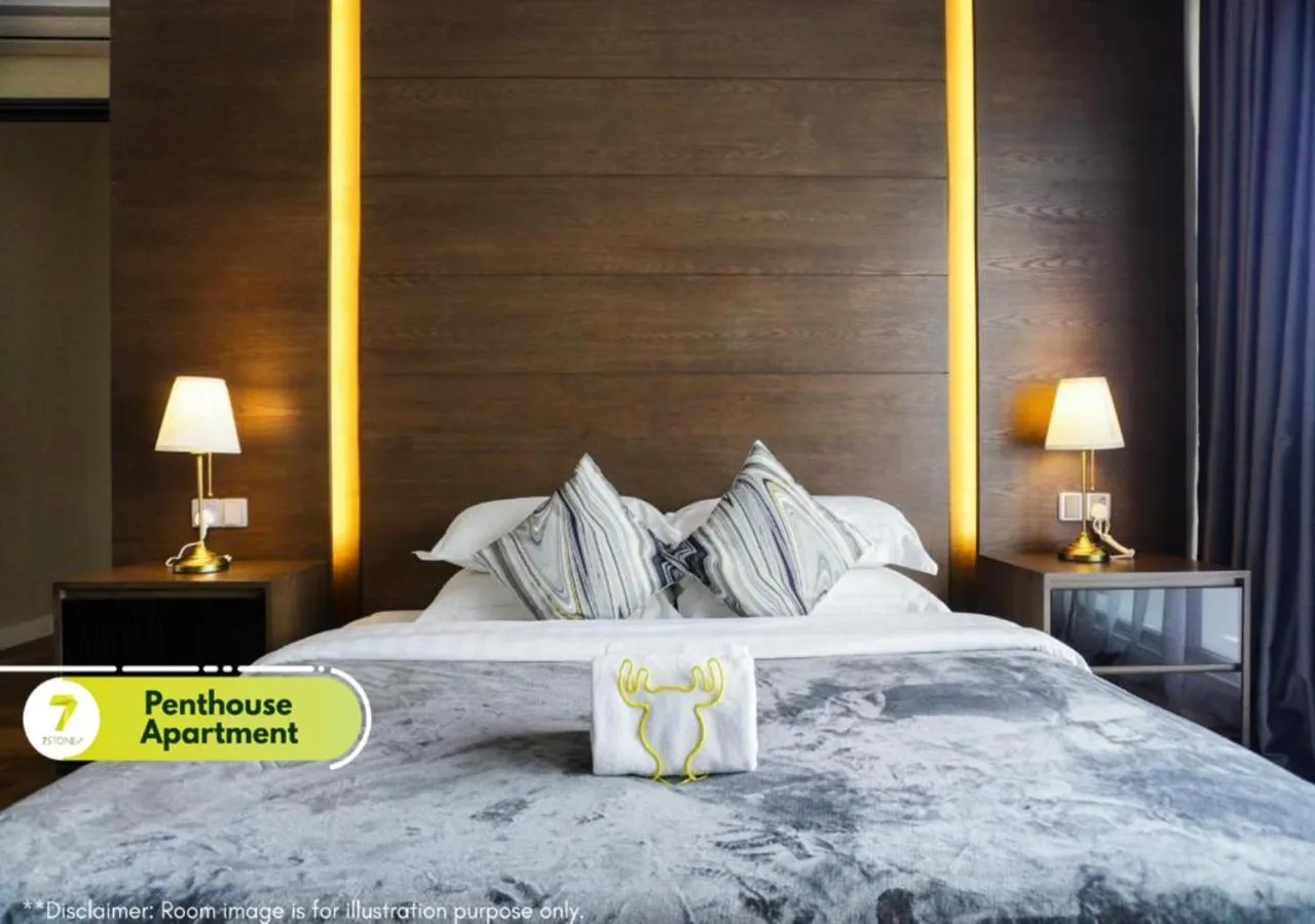 Bed in 7Stonez Suites Geo38 Genting Highlands