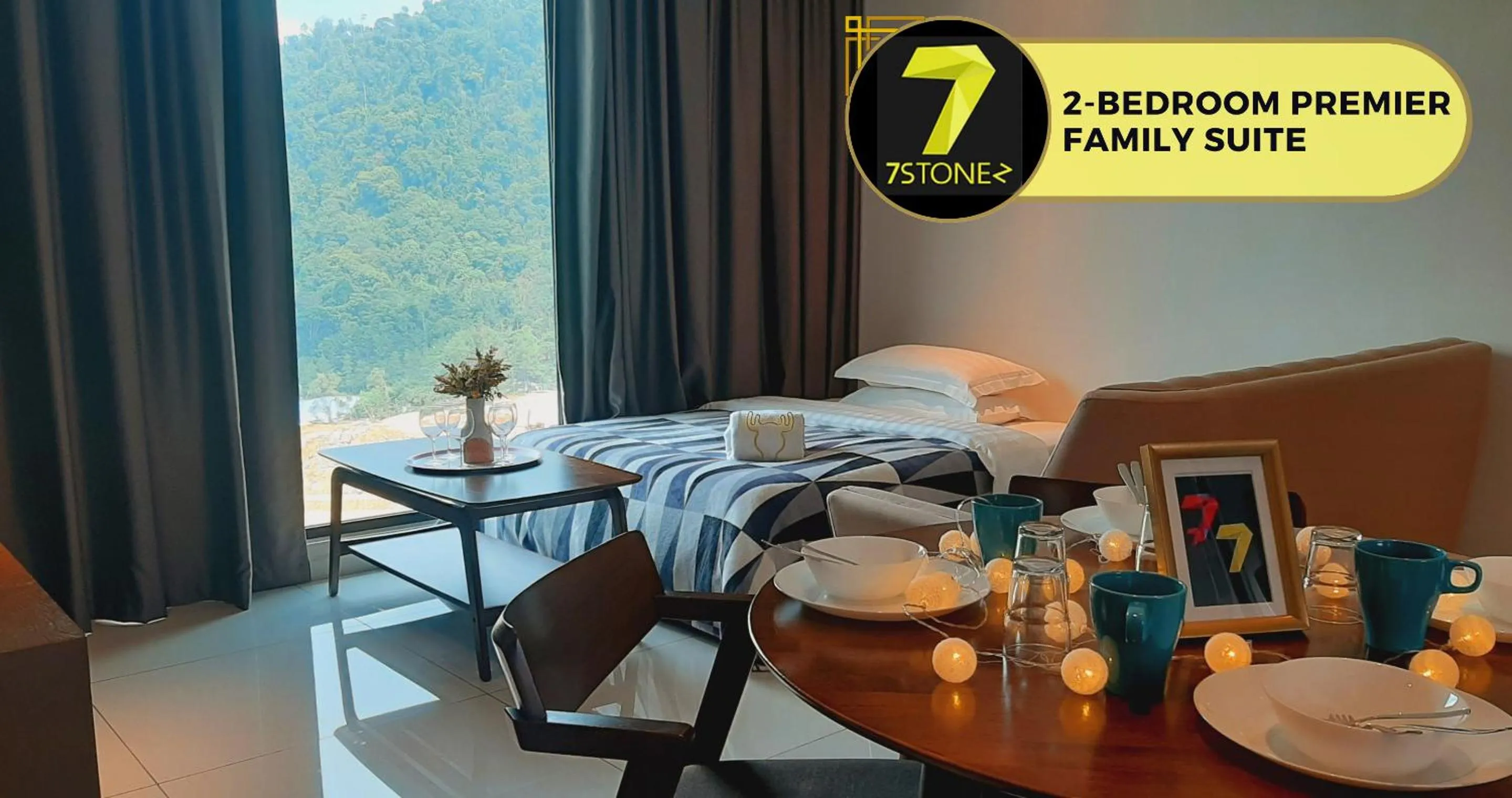 Family, Bed in 7Stonez Suites Geo38 Genting Highlands