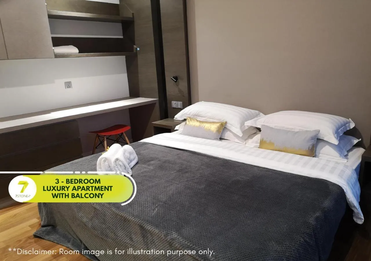 Bed in 7Stonez Suites Geo38 Genting Highlands