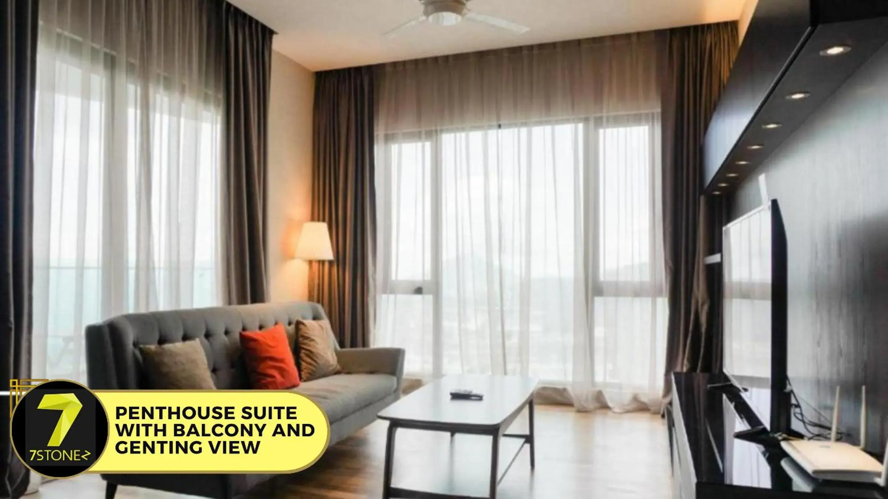 Living room in 7Stonez Suites Geo38 Genting Highlands Living room in 7Stonez Suites Geo38 Genting Highlands