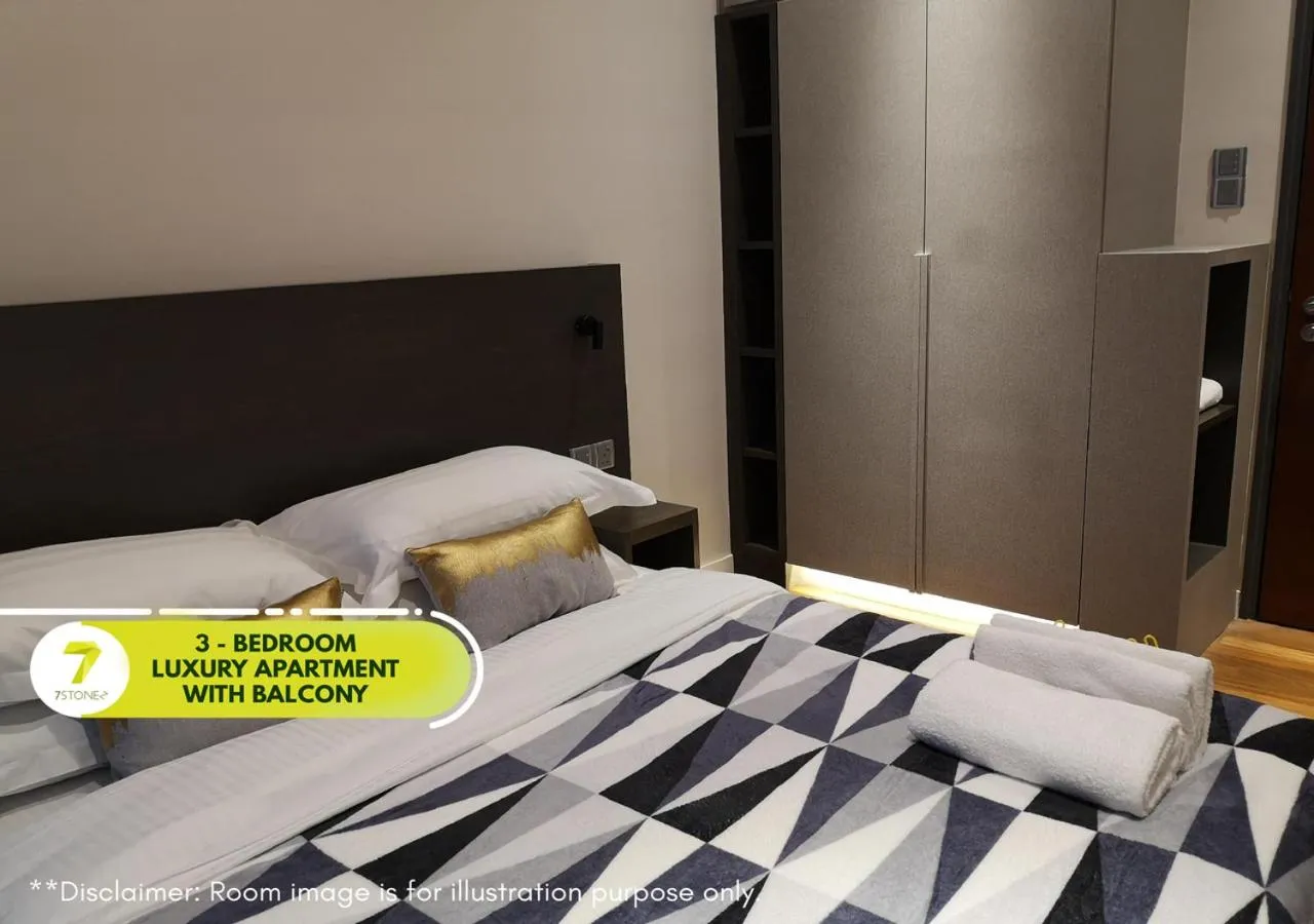 Bed in 7Stonez Suites Geo38 Genting Highlands