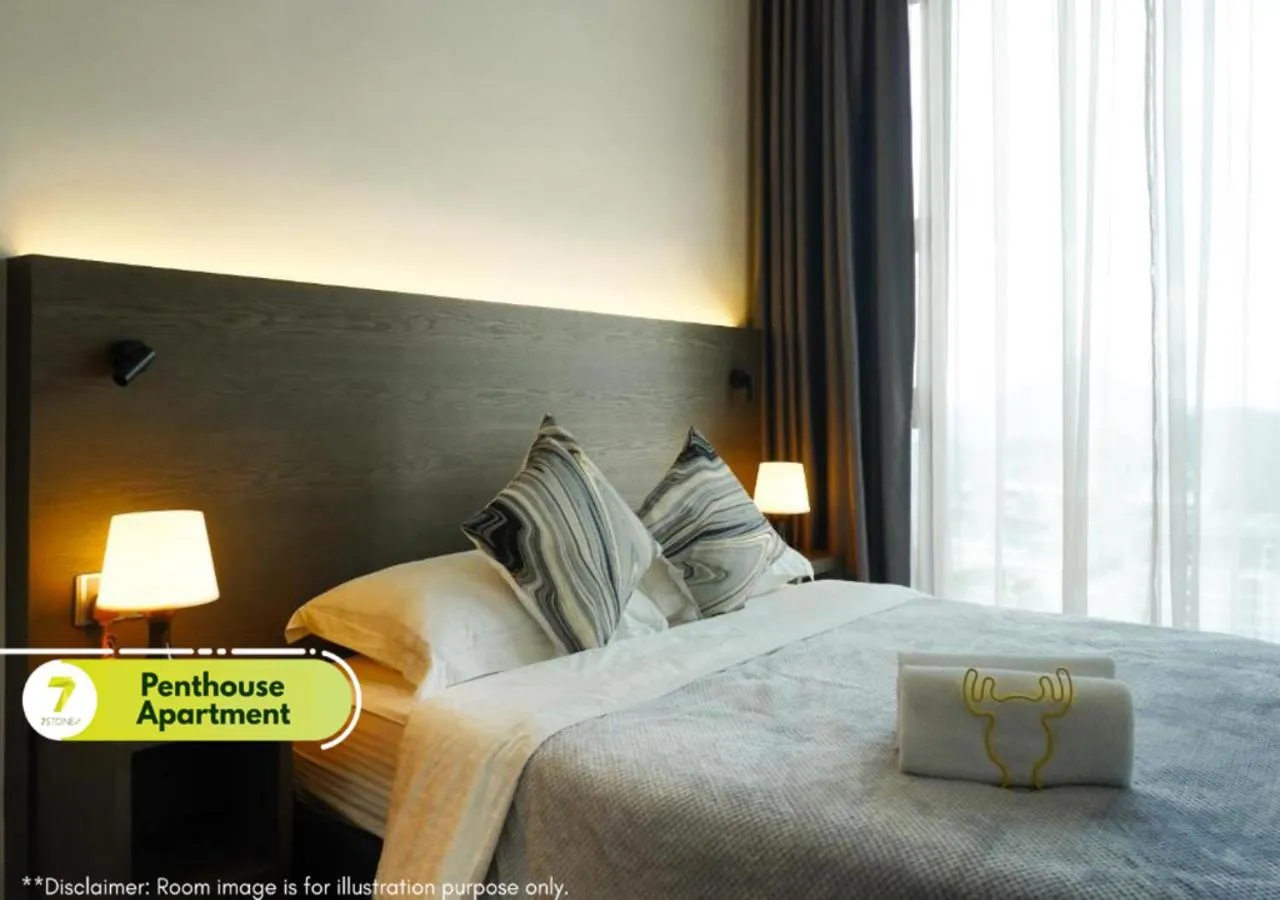 Bed in 7Stonez Suites Geo38 Genting Highlands