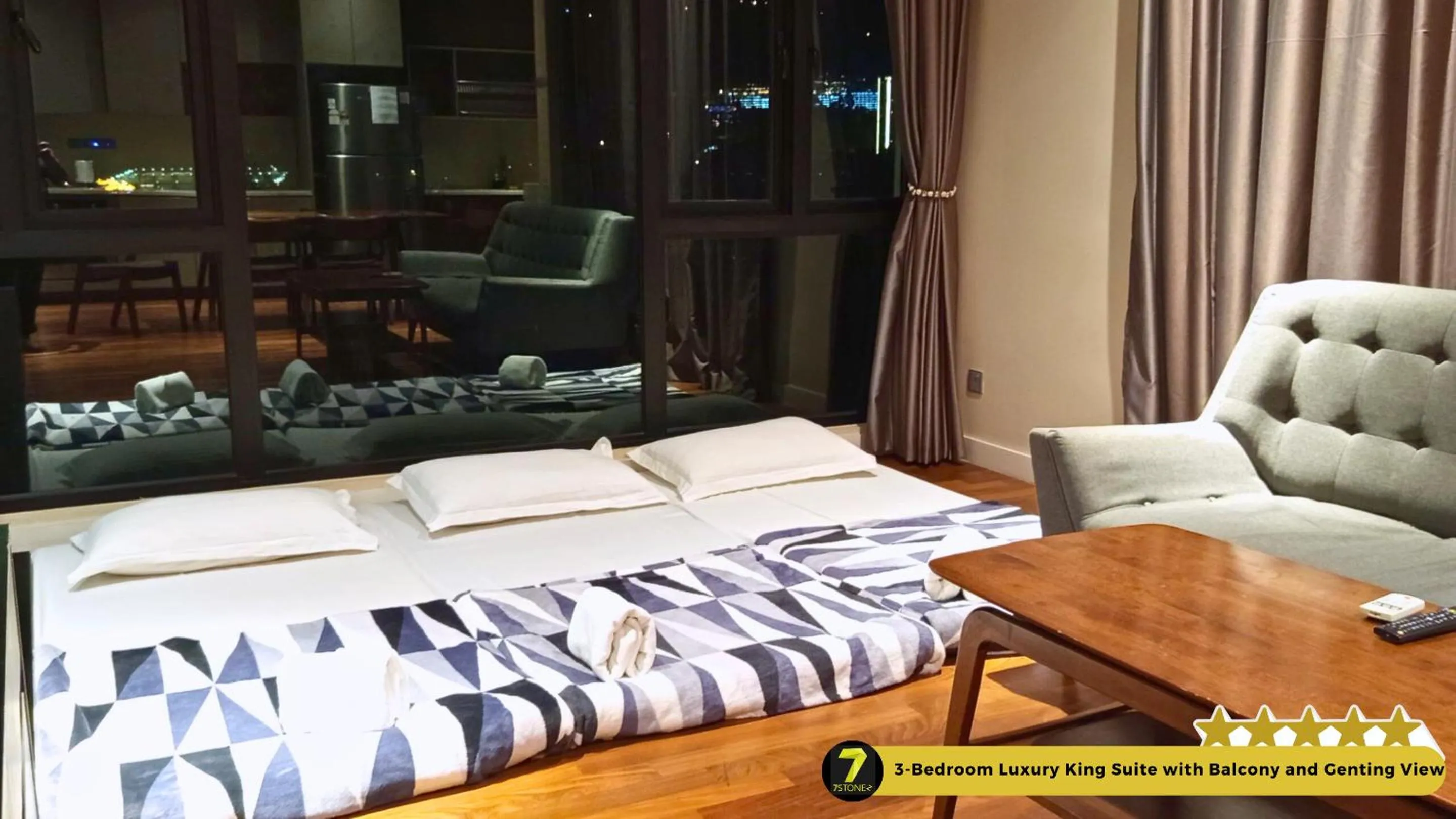 Bed in 7Stonez Suites Geo38 Genting Highlands