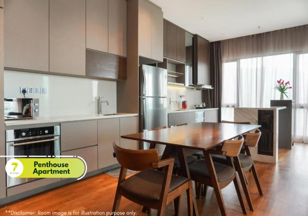 Kitchen or kitchenette in 7Stonez Suites Geo38 Genting Highlands