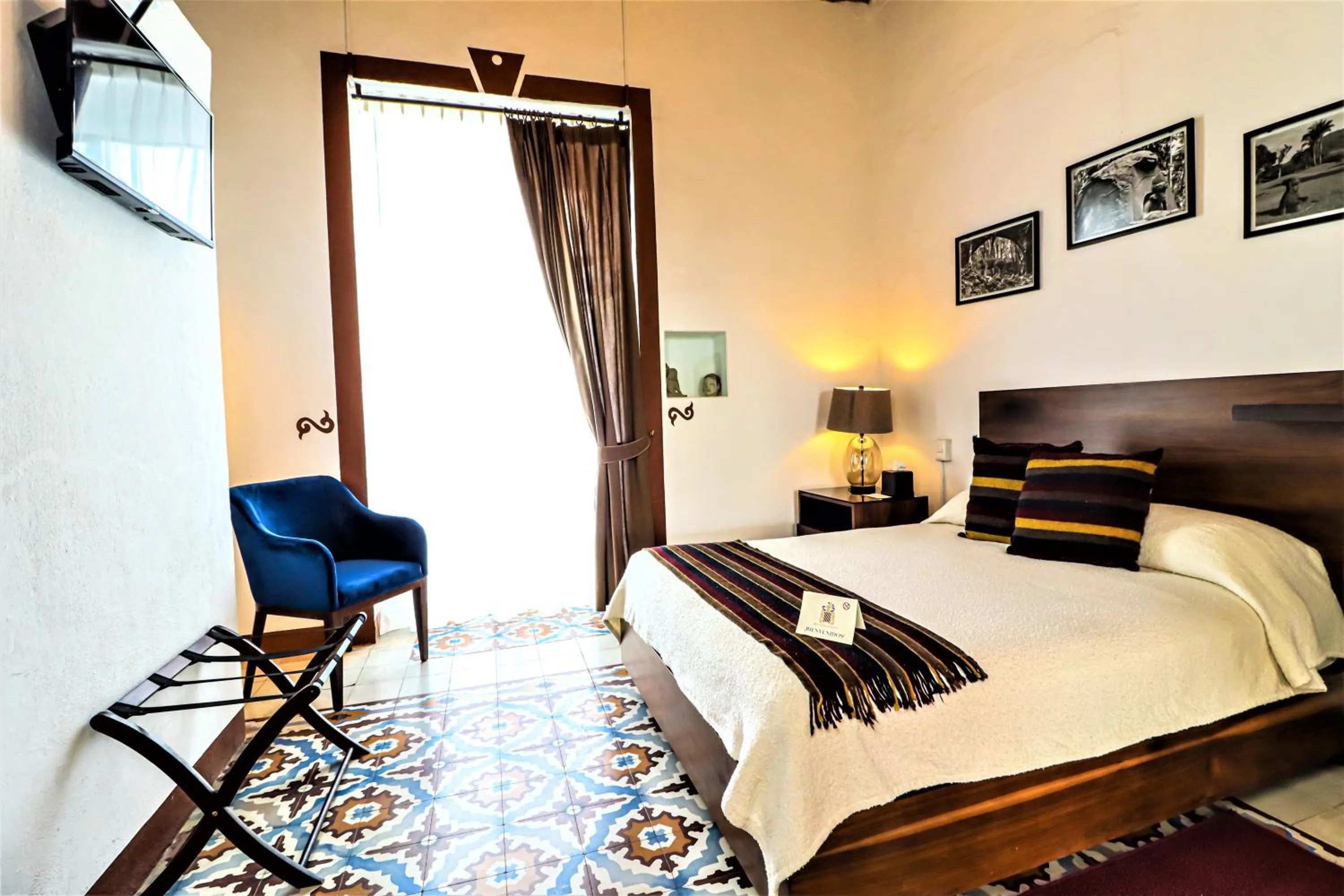 Queen Room with Balcony in Quinta Alhóndiga Galindo Hotel Boutique
