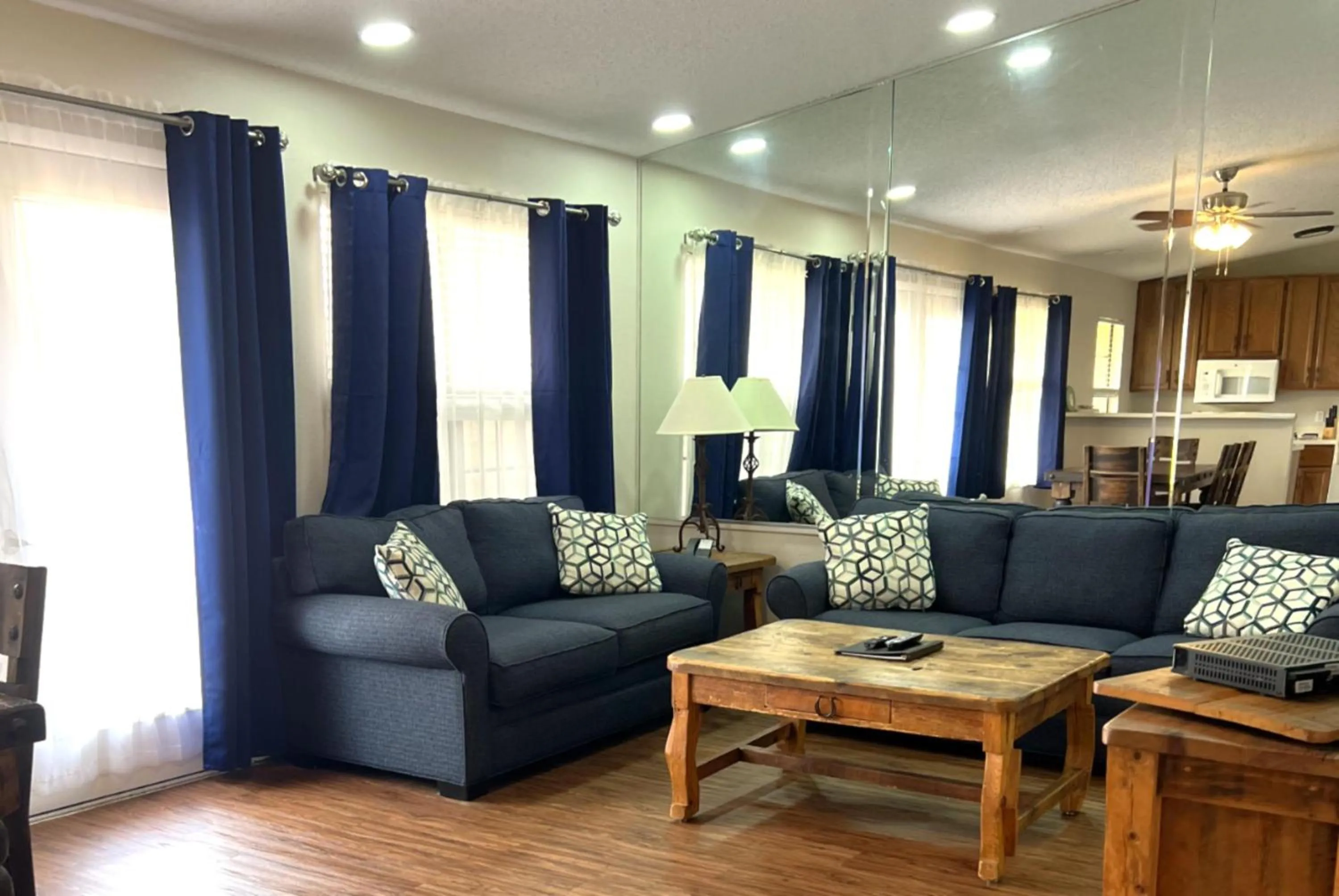 Living room in The Shores at Lake Travis