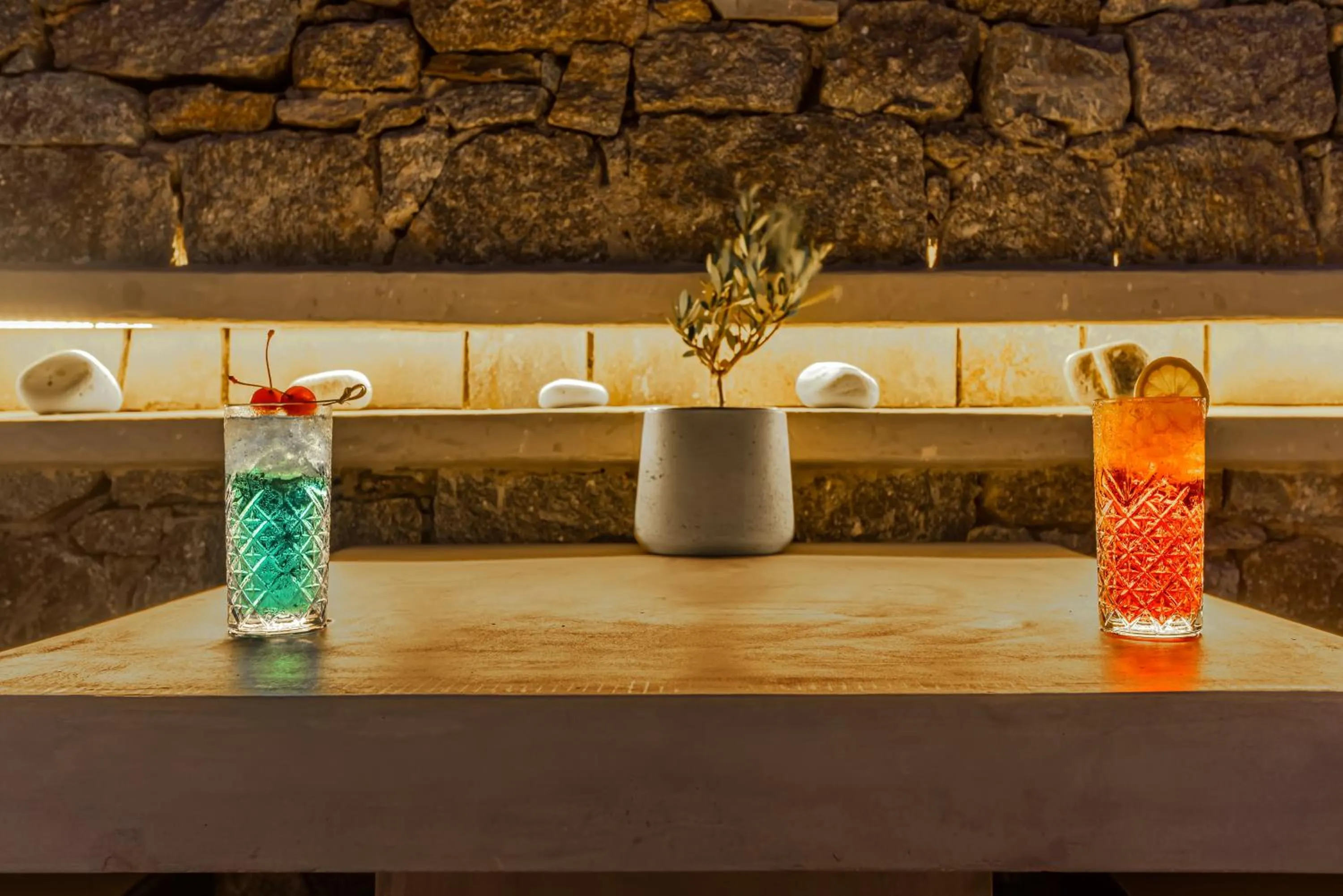 Drinks in Omnia Mykonos Boutique Hotel & Suites