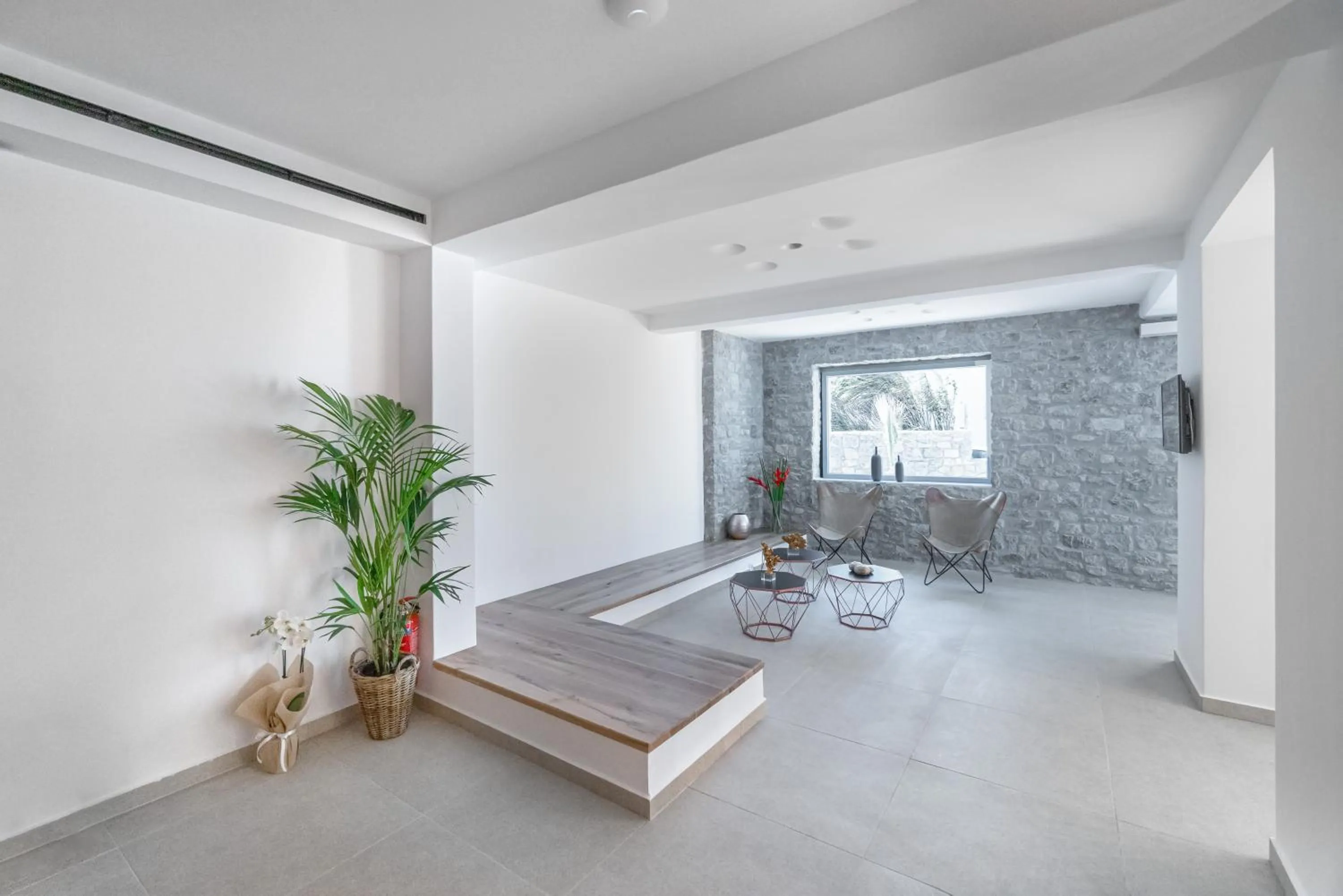 Lobby or reception in Omnia Mykonos Boutique Hotel & Suites