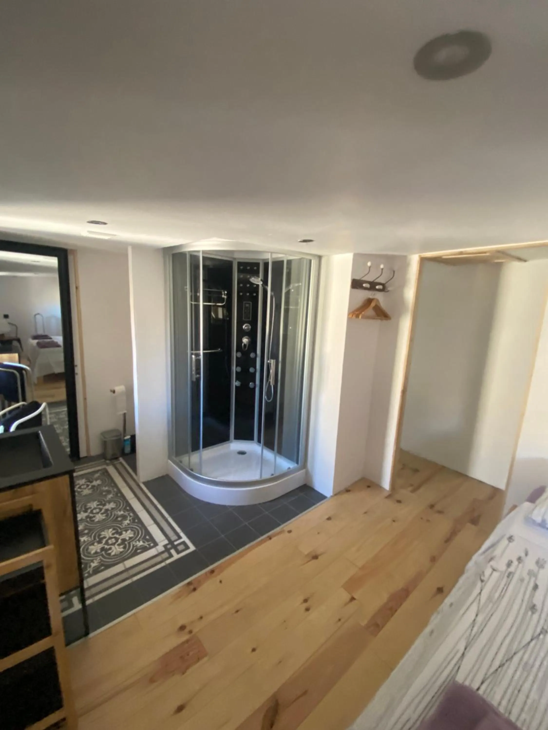 Bed in Chambres d’hôtes La Voûte