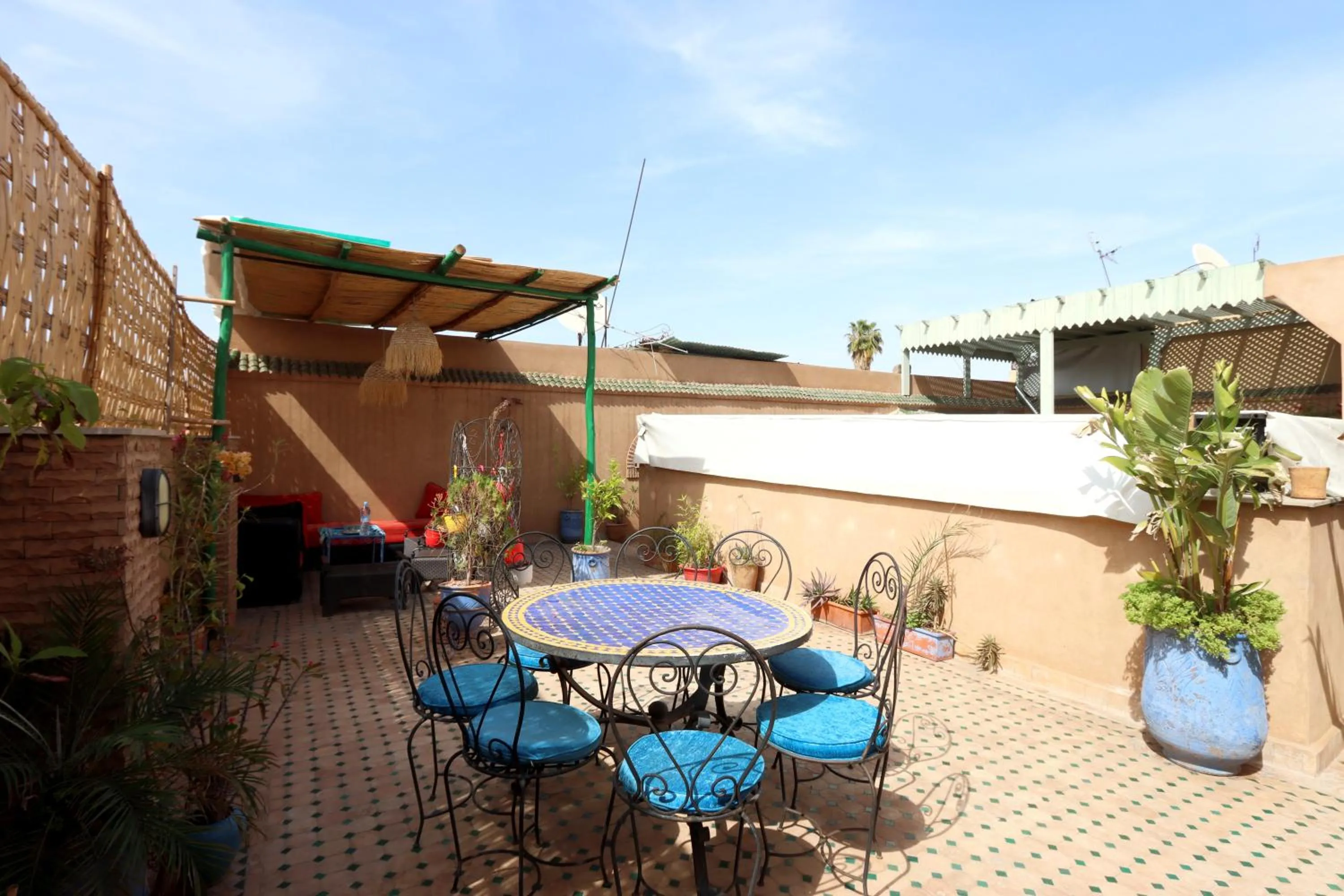 Patio in Riad Dwiriyat My Teib