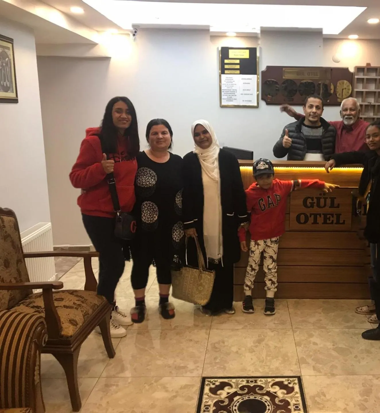group of guests in Gul Otel