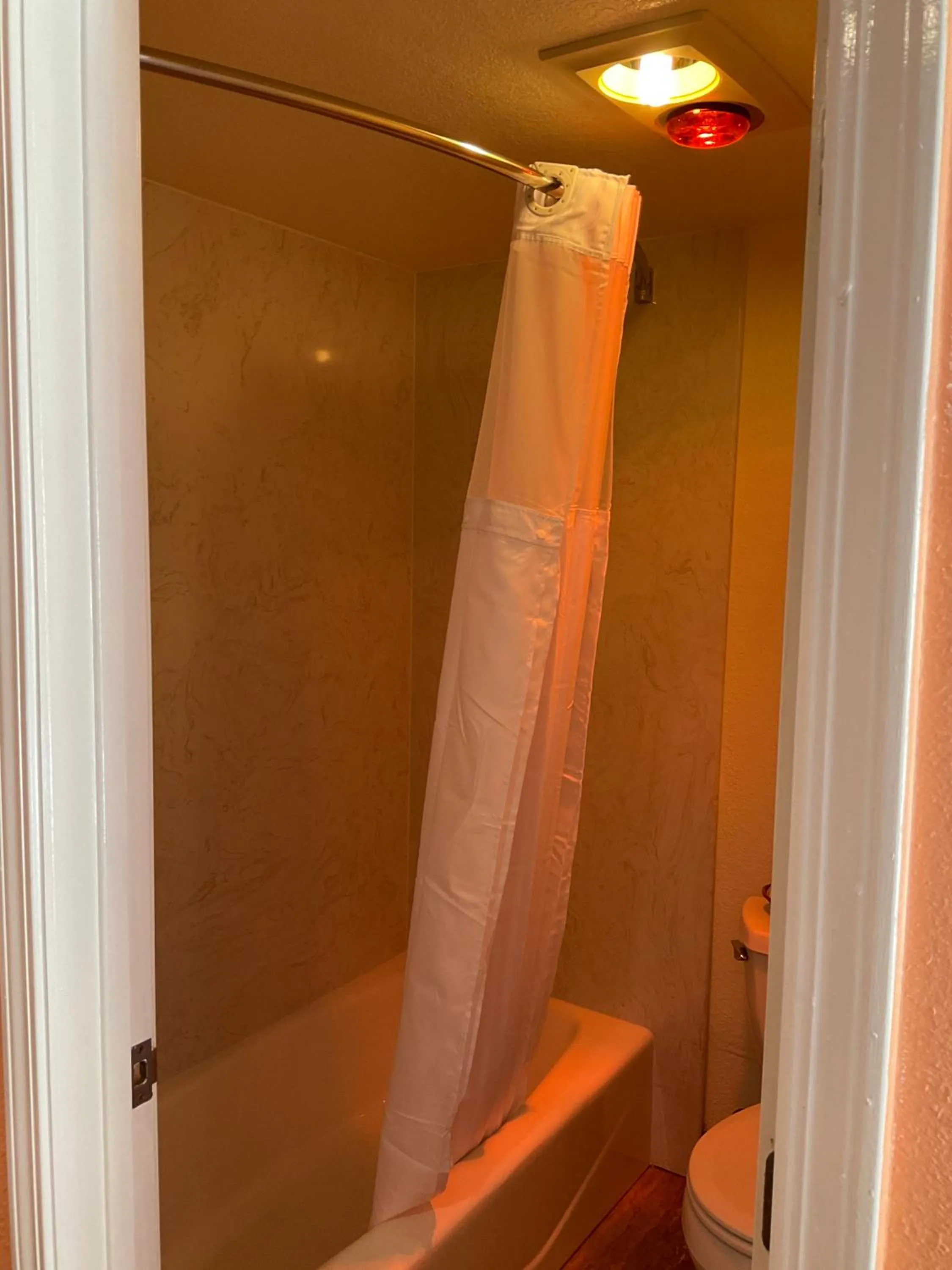 Bathroom in Budget Motel