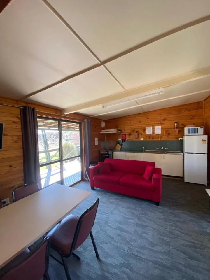 Living room in Anglers Reach Lakeside Village