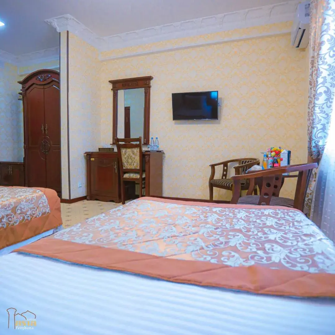 Deluxe Twin Room in Asia Hotel Fergana Deluxe Twin Room in Asia Hotel Fergana