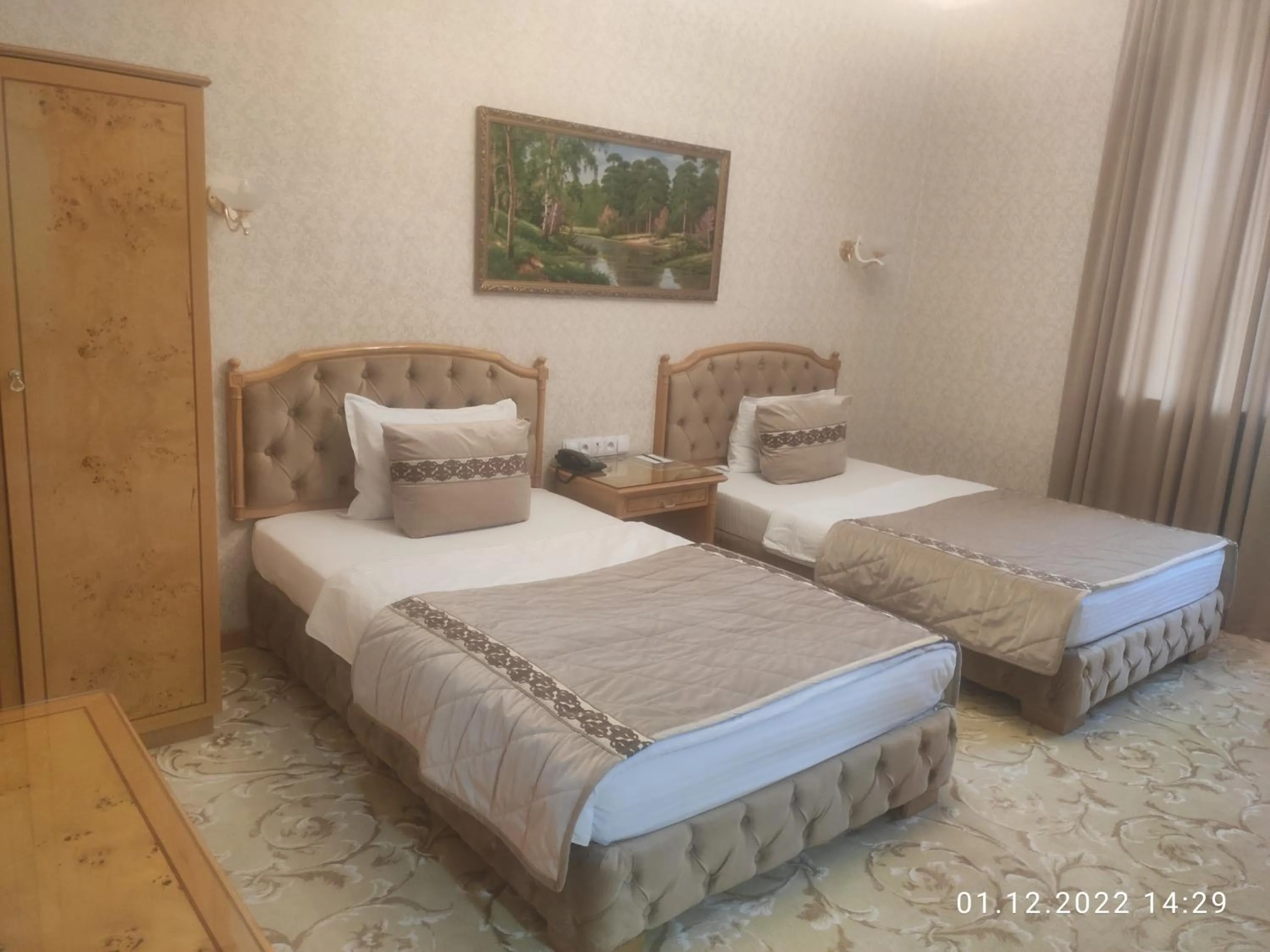 Bed in Asia Hotel Fergana